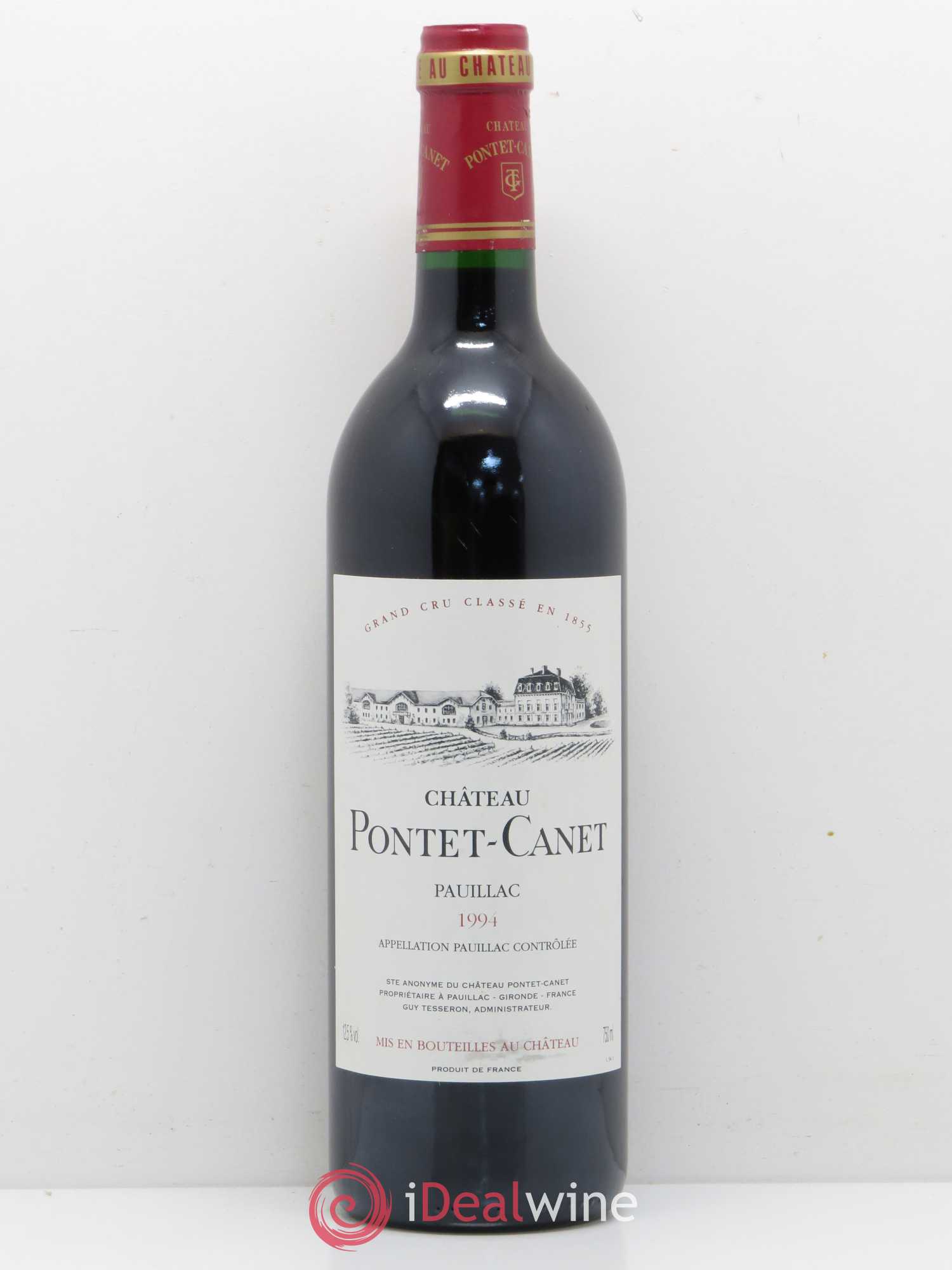 Château Pontet Canet 5ème Grand Cru Classé 1994 - Lot de 1 bouteille - 0