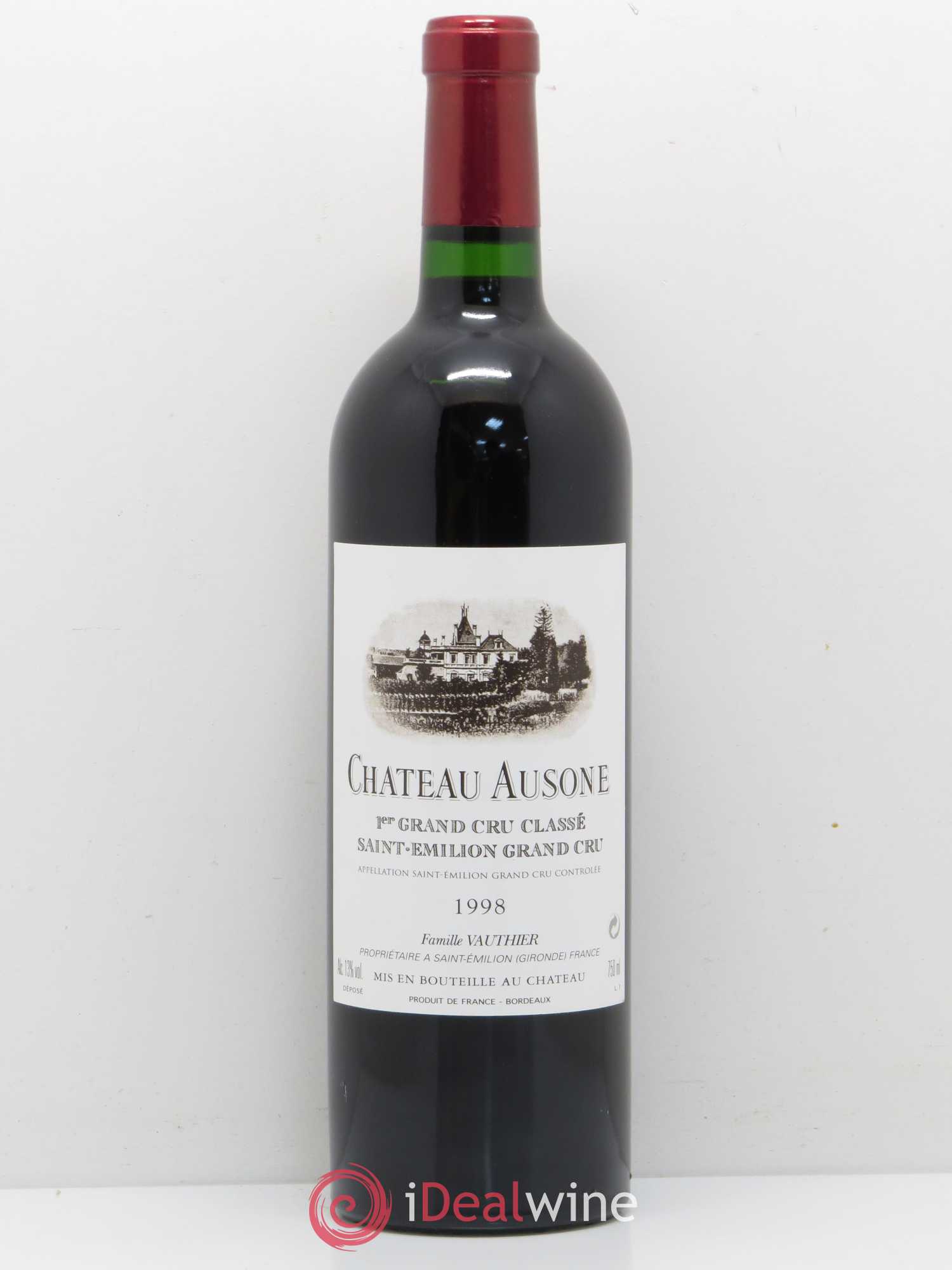 Château Ausone 1er Grand Cru Classé A 1998 - Lot de 1 bouteille - 0