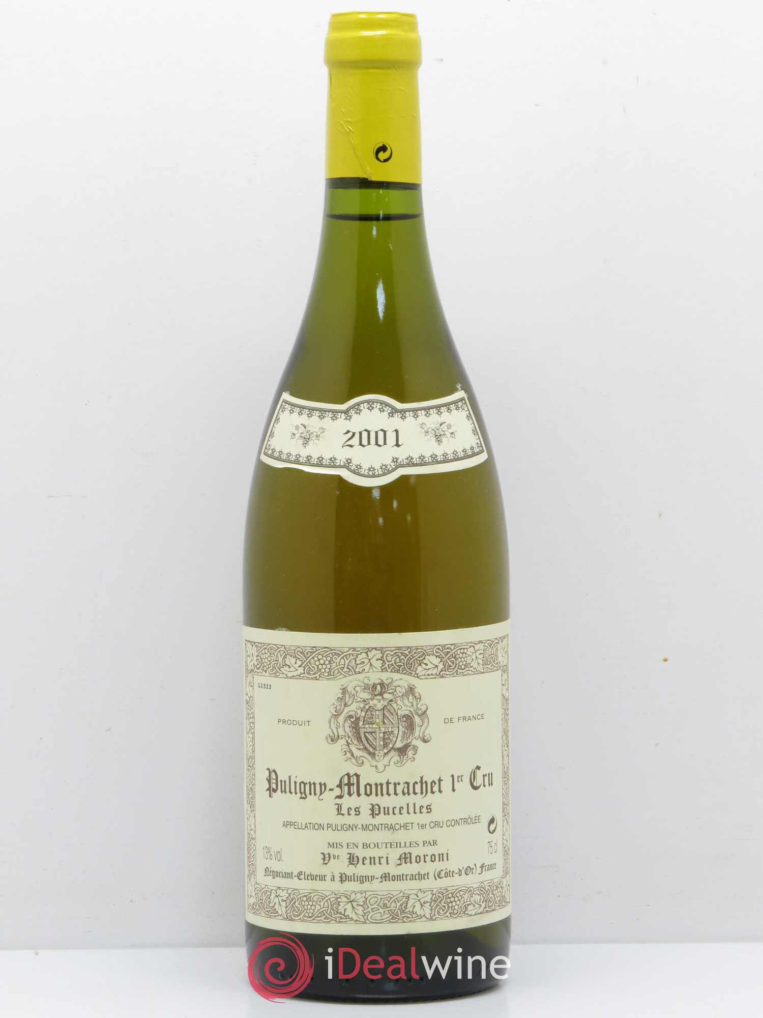 Puligny-Montrachet 1er Cru Les Pucelles Veuve Henri Moroni 2001 - Posten von 1 Flasche - 0