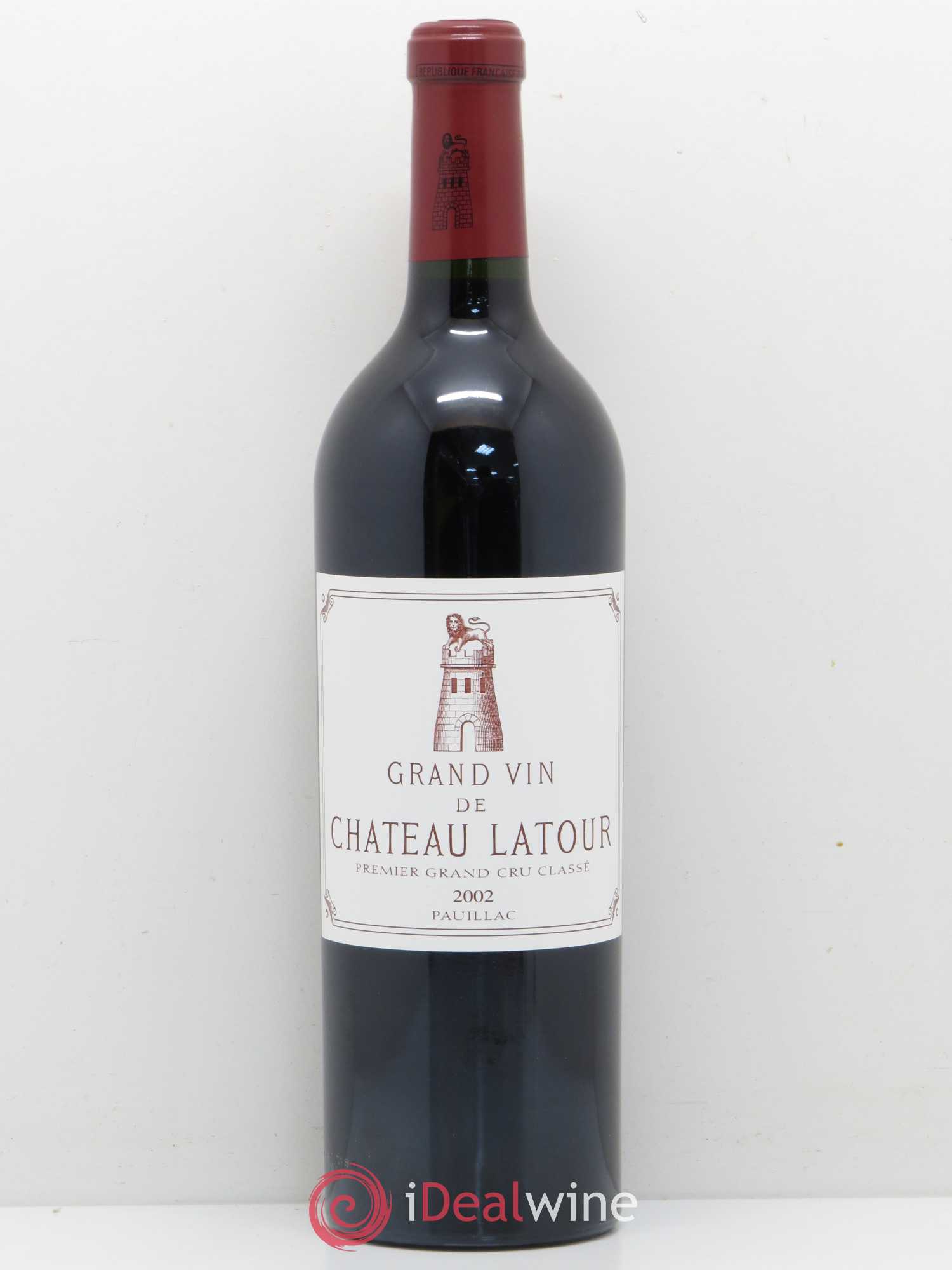 Château Latour 1er Grand Cru Classé 2002 - Lot de 1 bouteille - 0