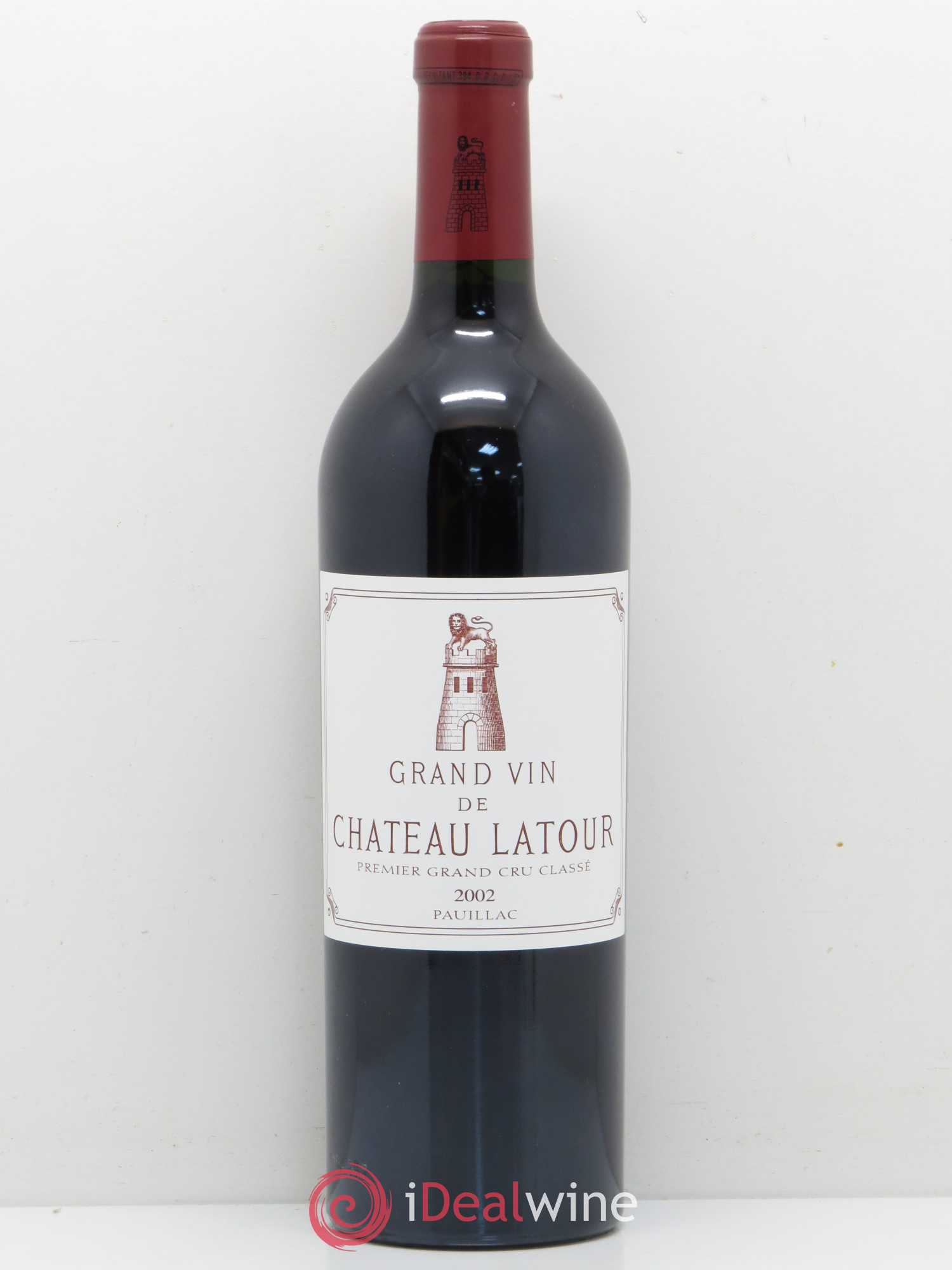 Château Latour 1er Grand Cru Classé 2002 - Lot de 1 bouteille - 0