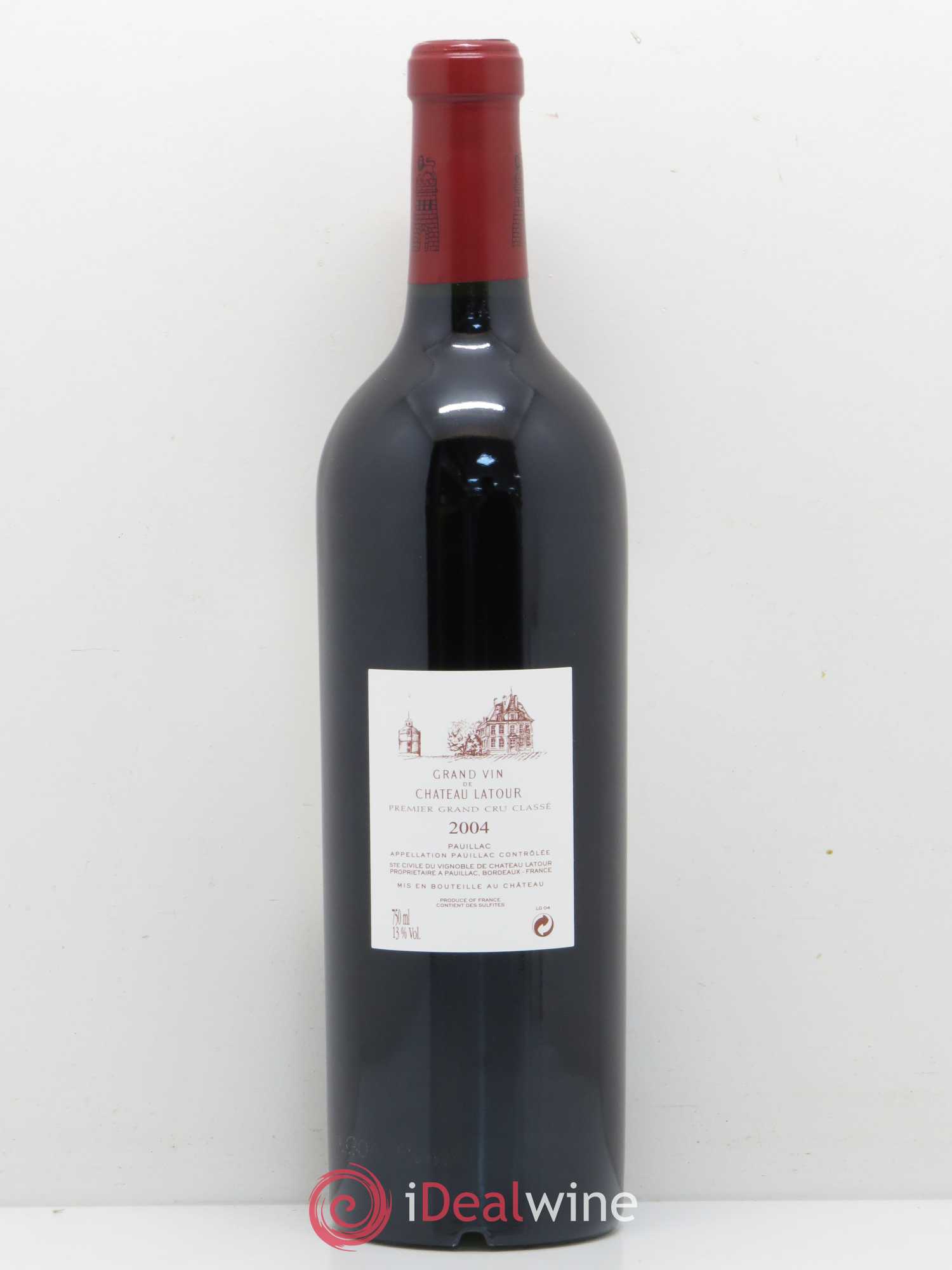 Château Latour 1er Grand Cru Classé 2004 - Lot de 1 bouteille - 1