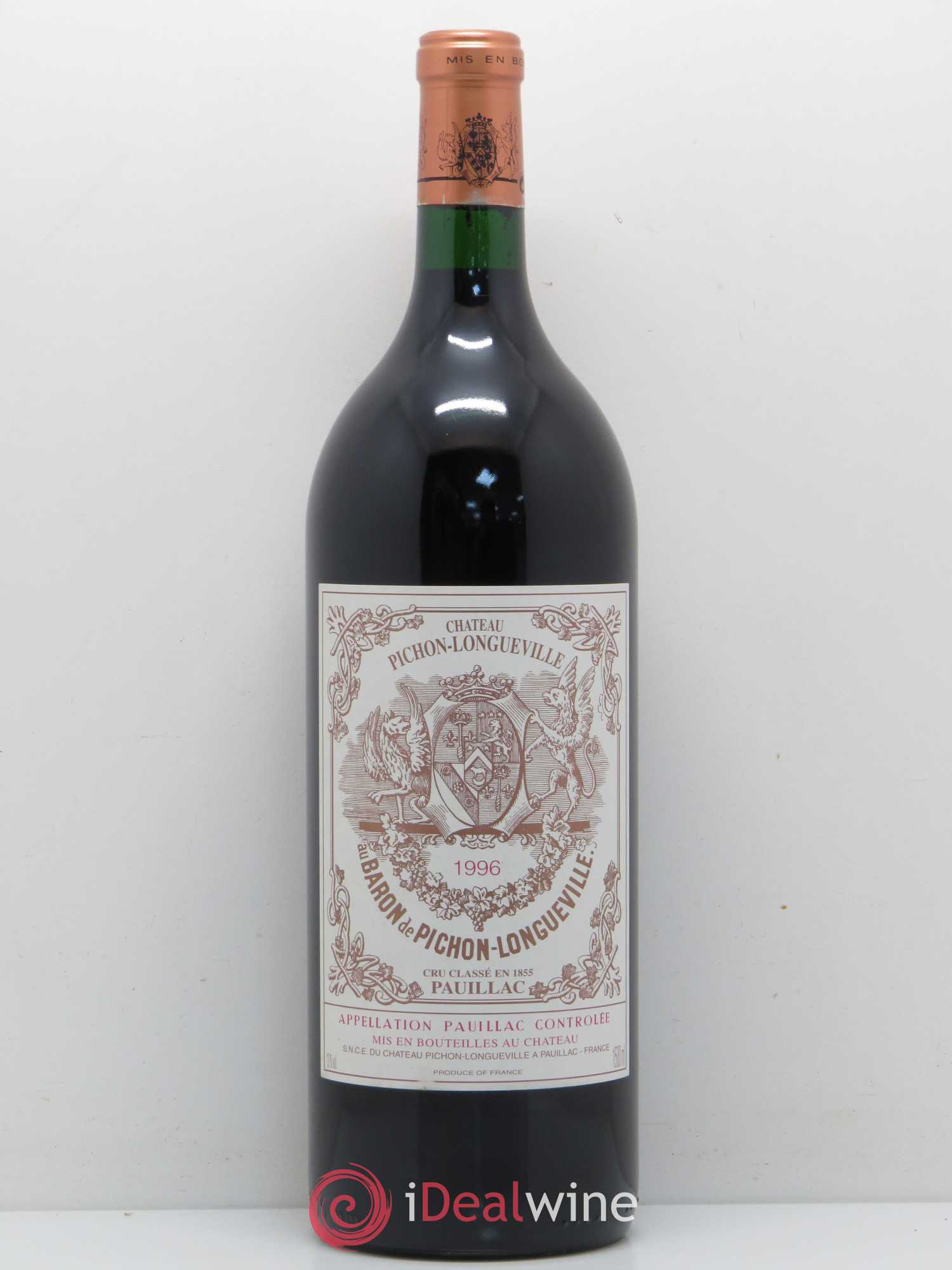 Pichon Longueville Baron 2ème Grand Cru Classé 1996 - Lot de 1 magnum - 0