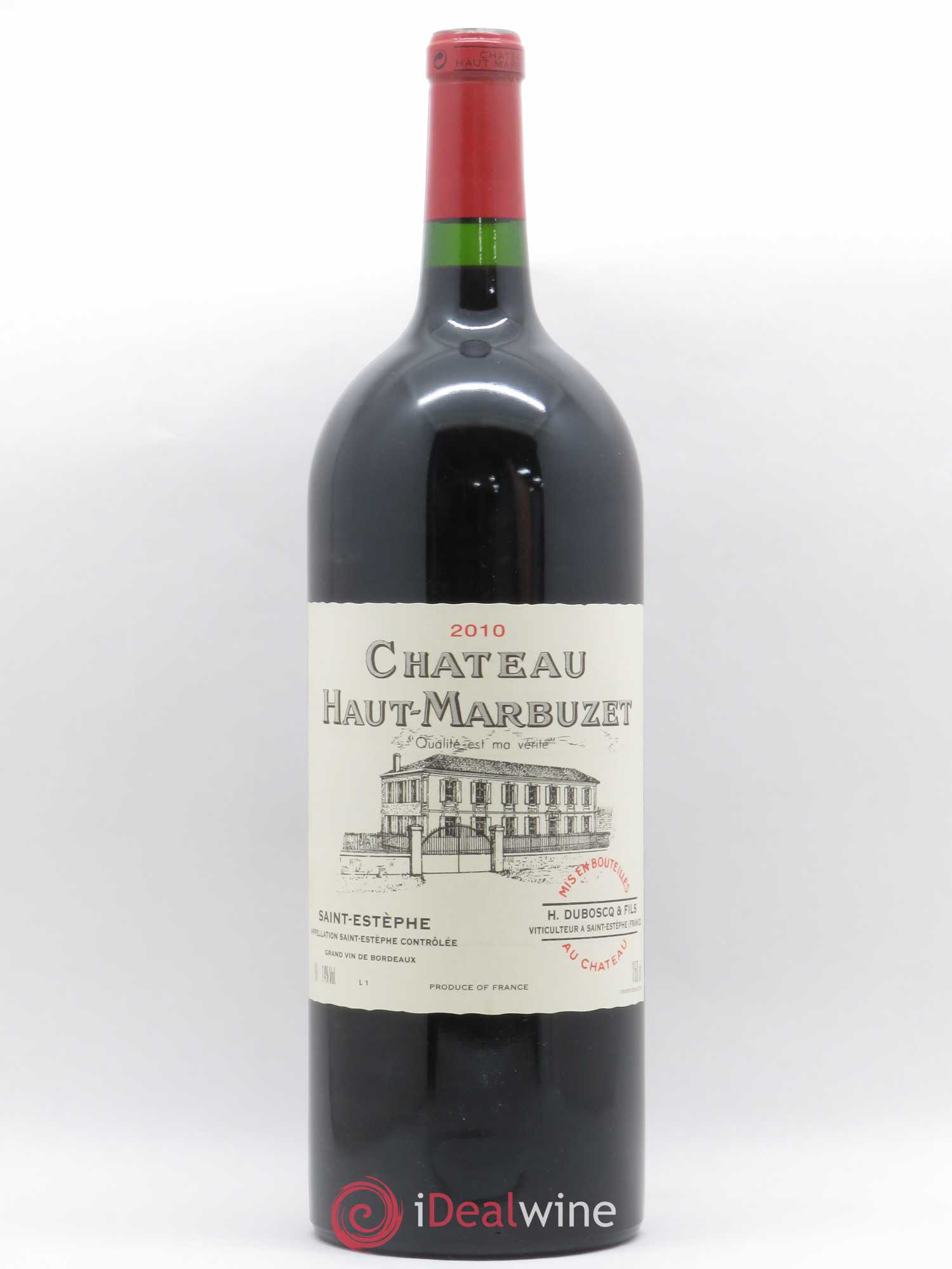 Château Haut Marbuzet 2010 - Lot de 1 magnum - 0
