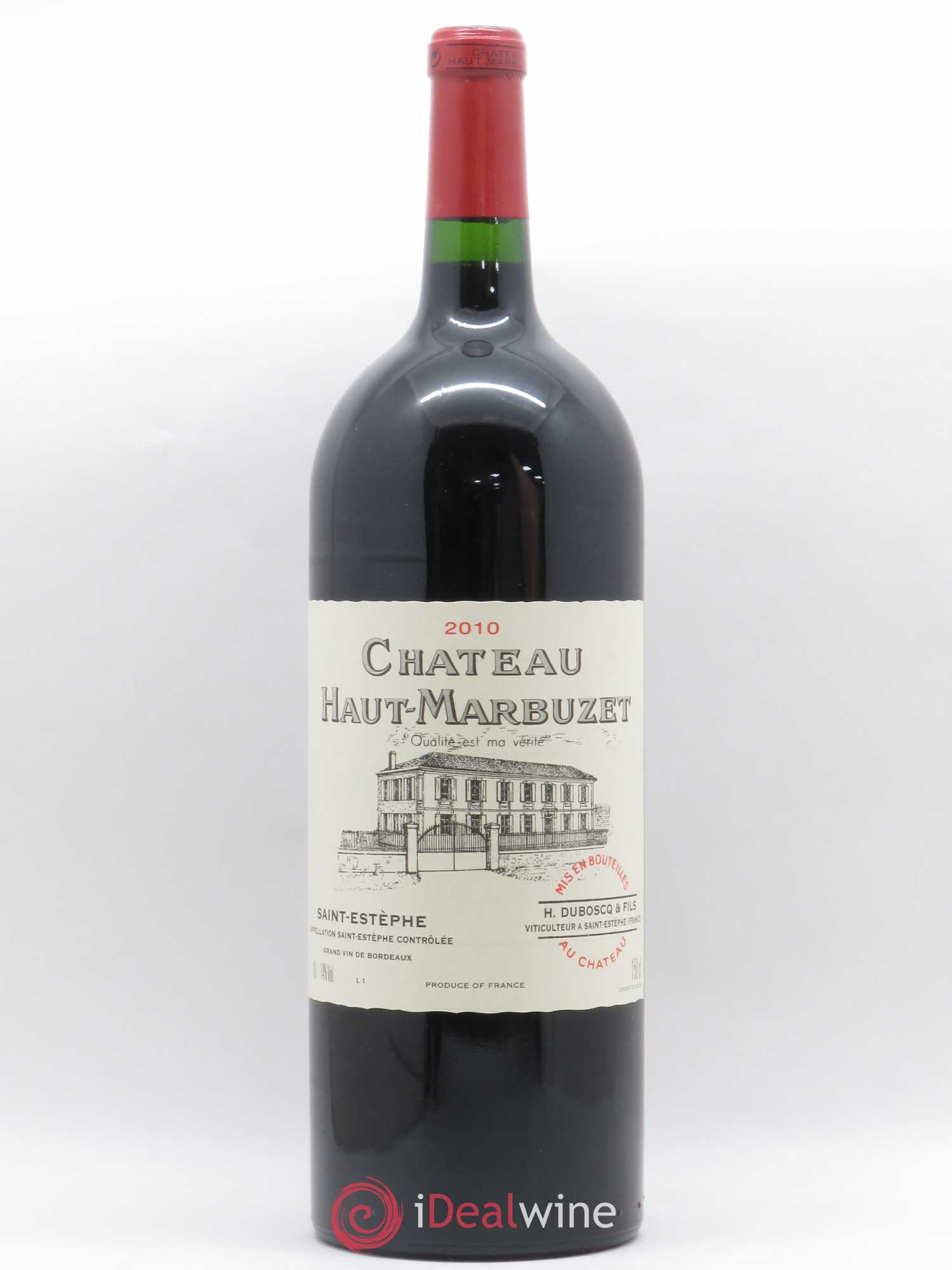Château Haut Marbuzet 2010 - Lot de 1 magnum - 0
