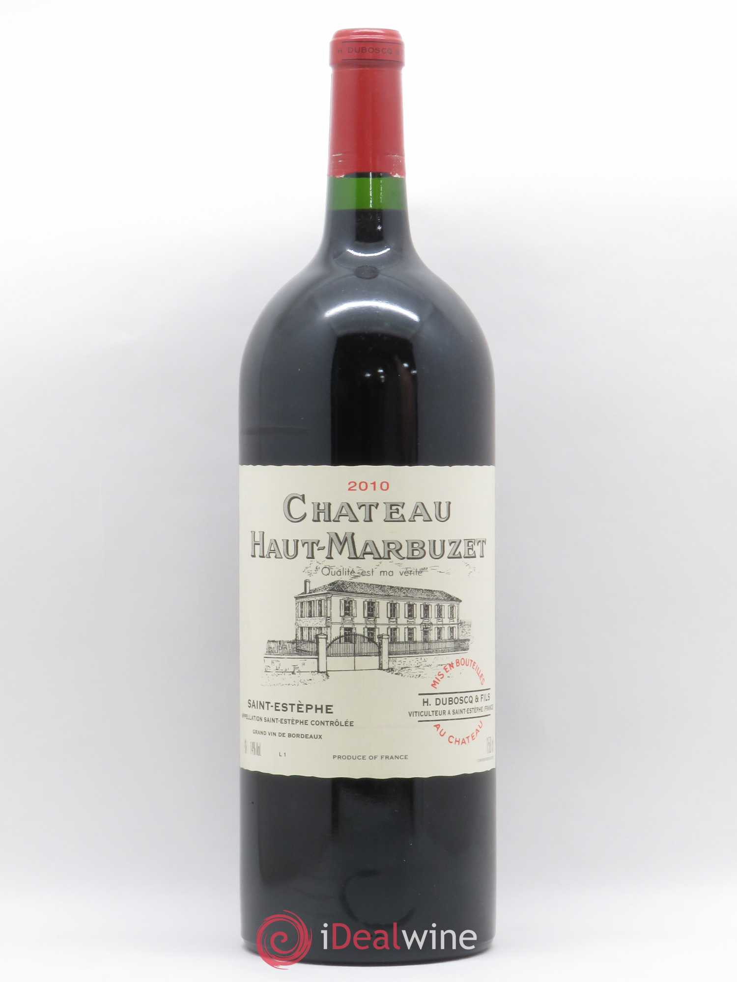 Château Haut Marbuzet 2010 - Lot de 1 magnum - 0