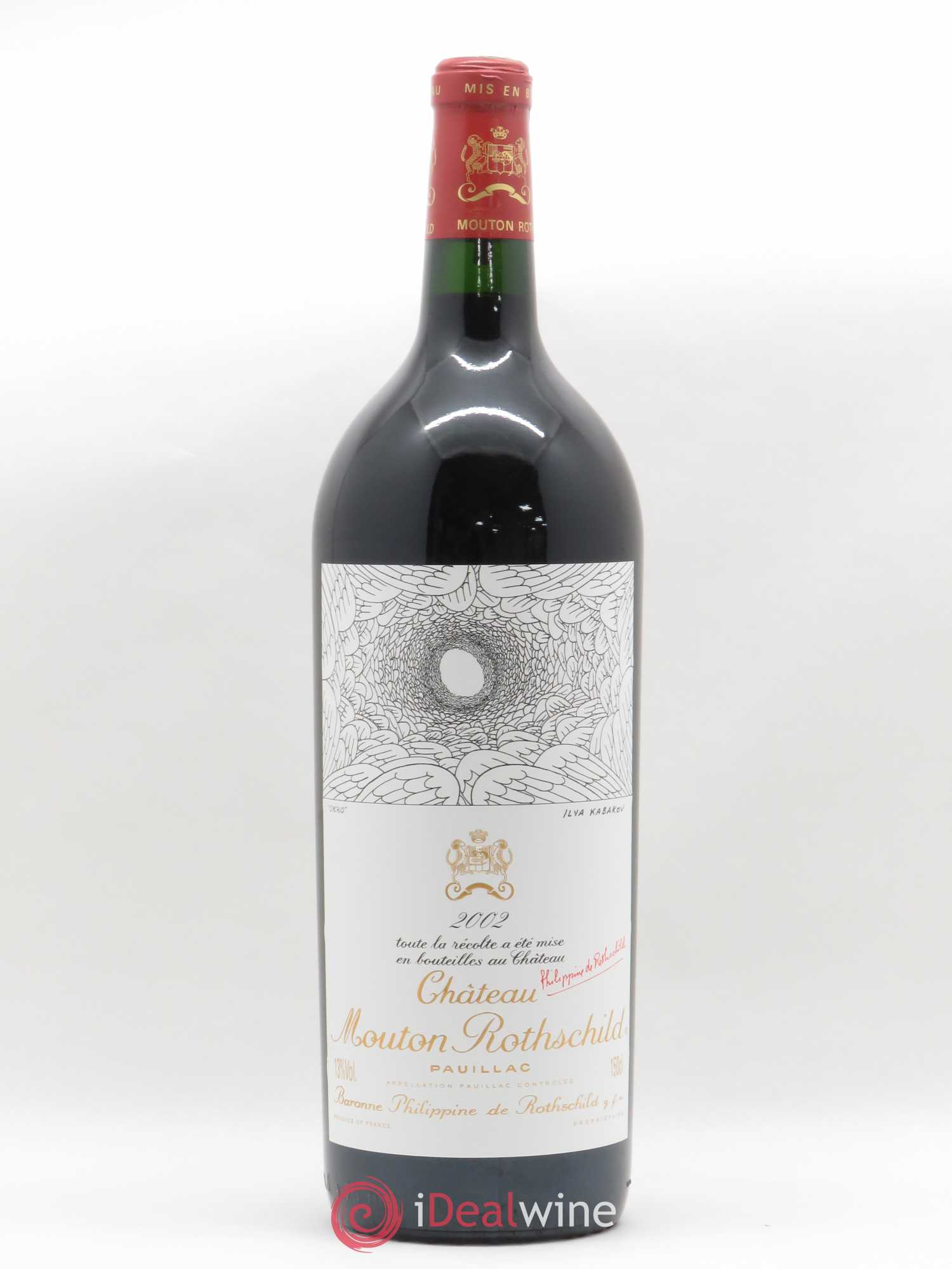 Château Mouton Rothschild 1er Grand Cru Classé 2002 - Lot de 1 magnum - 0