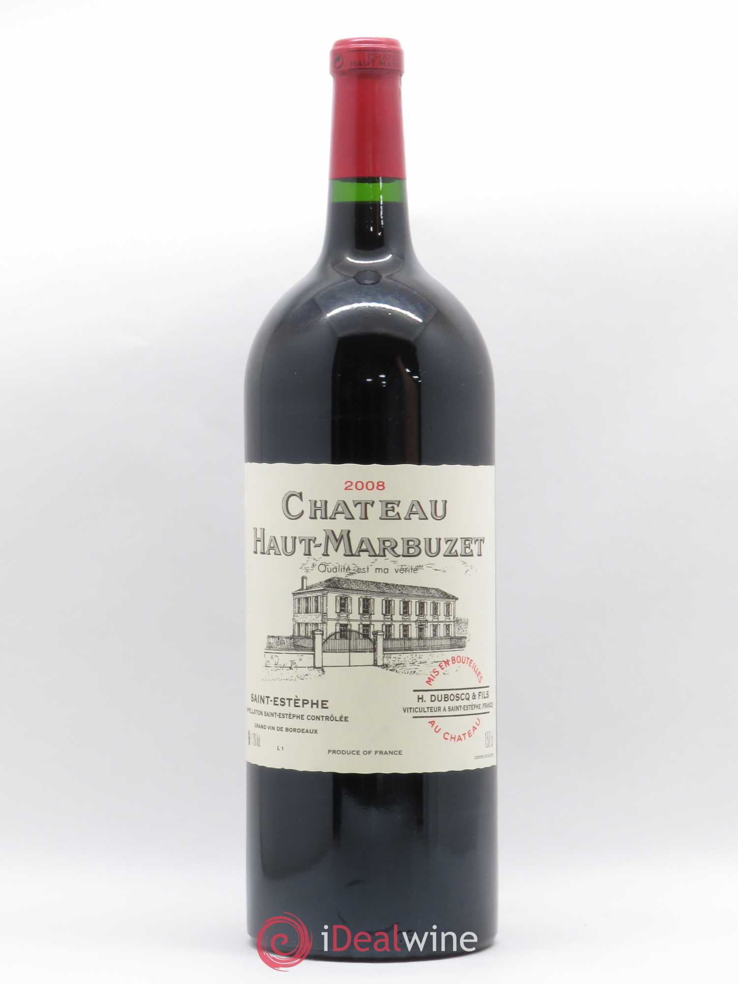 Château Haut Marbuzet 2008 - Lot de 1 magnum - 0