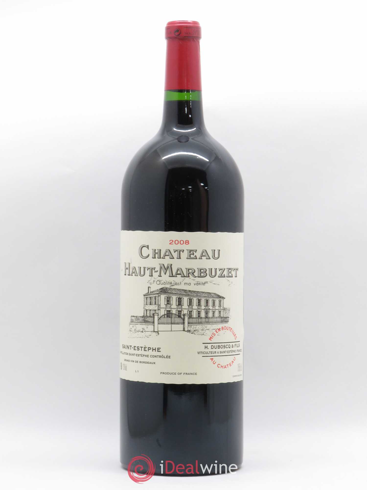 Château Haut Marbuzet 2008 - Lot de 1 magnum - 0