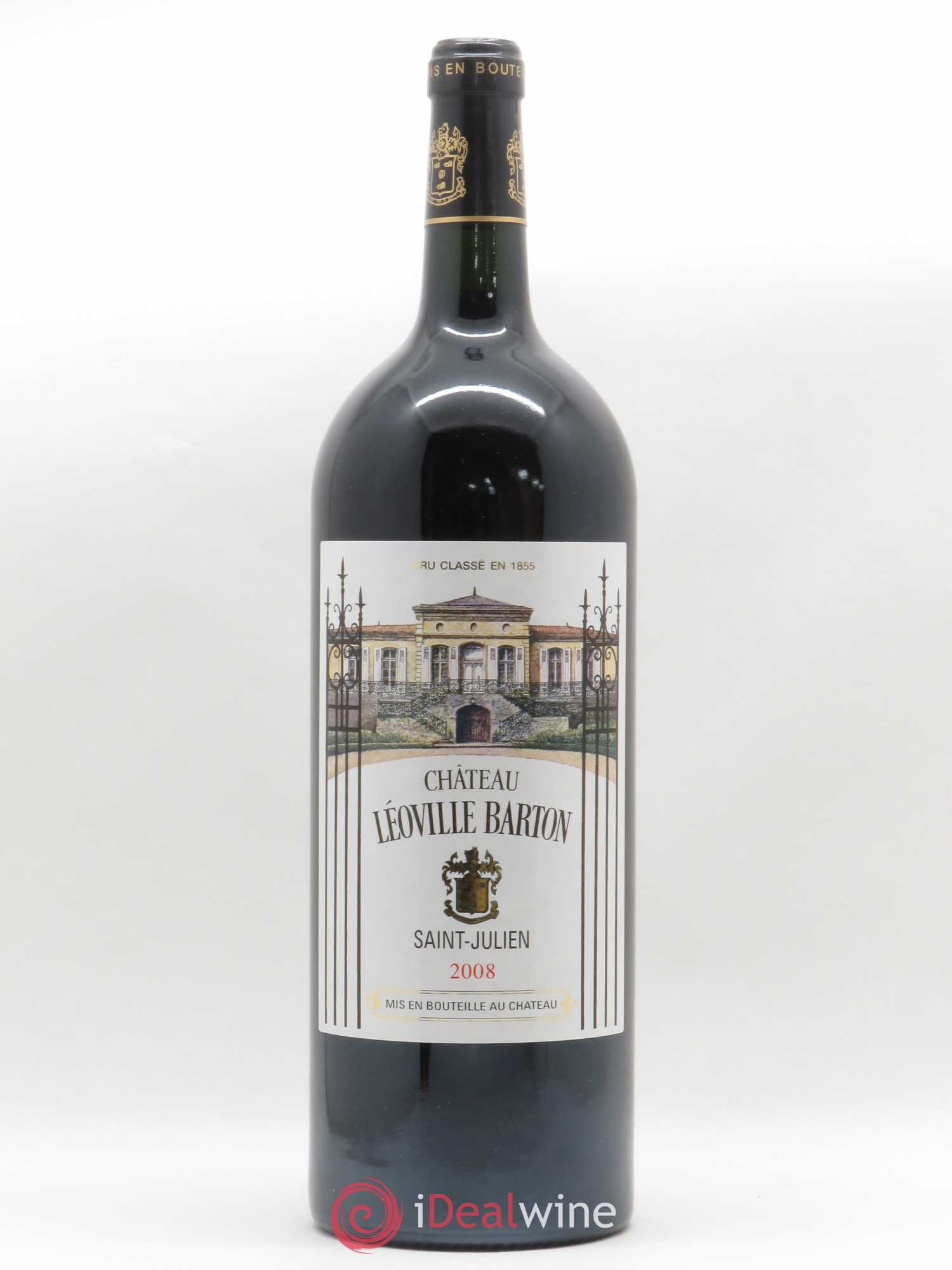 Château Léoville Barton 2ème Grand Cru Classé 2008 - Lot de 1 magnum - 0
