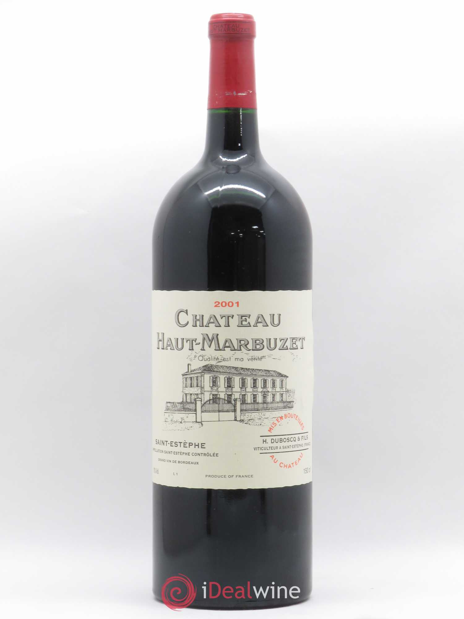Château Haut Marbuzet 2001 - Lot de 1 magnum - 0
