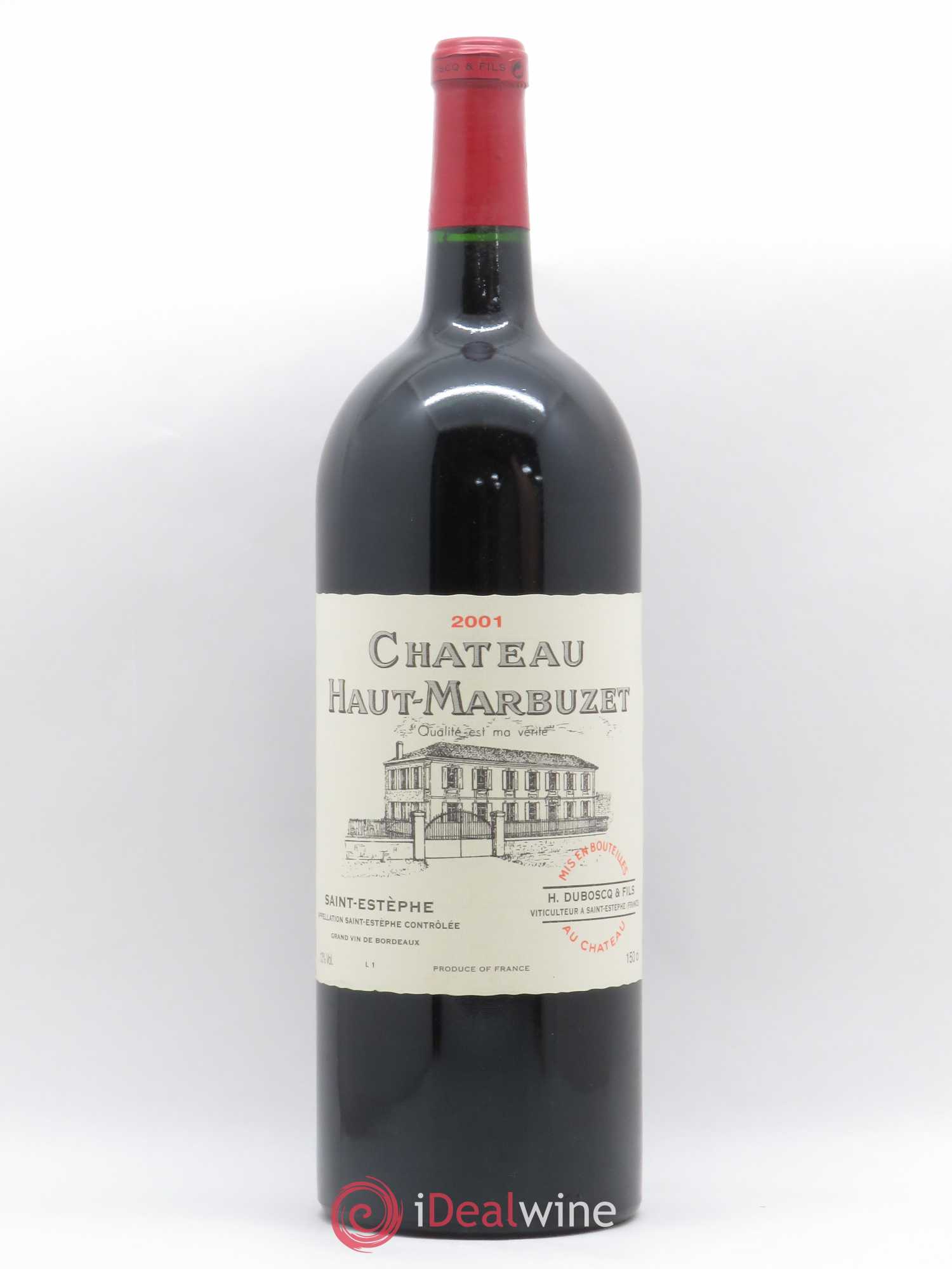 Château Haut Marbuzet 2001 - Lot de 1 magnum - 0