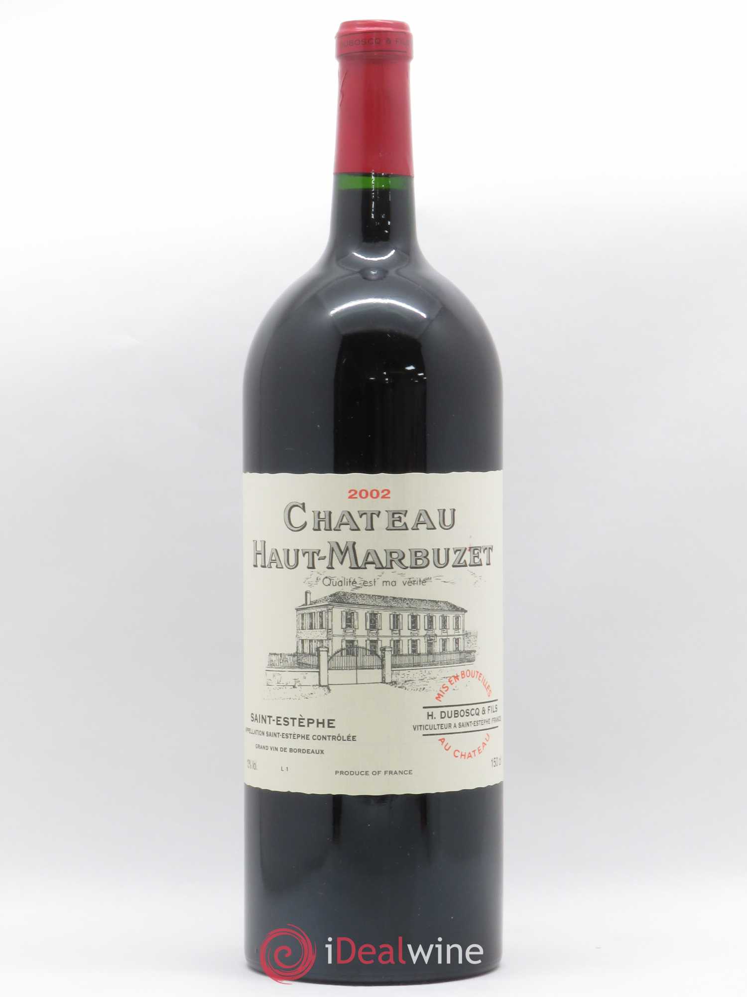 Château Haut Marbuzet 2002 - Lot de 1 magnum - 0