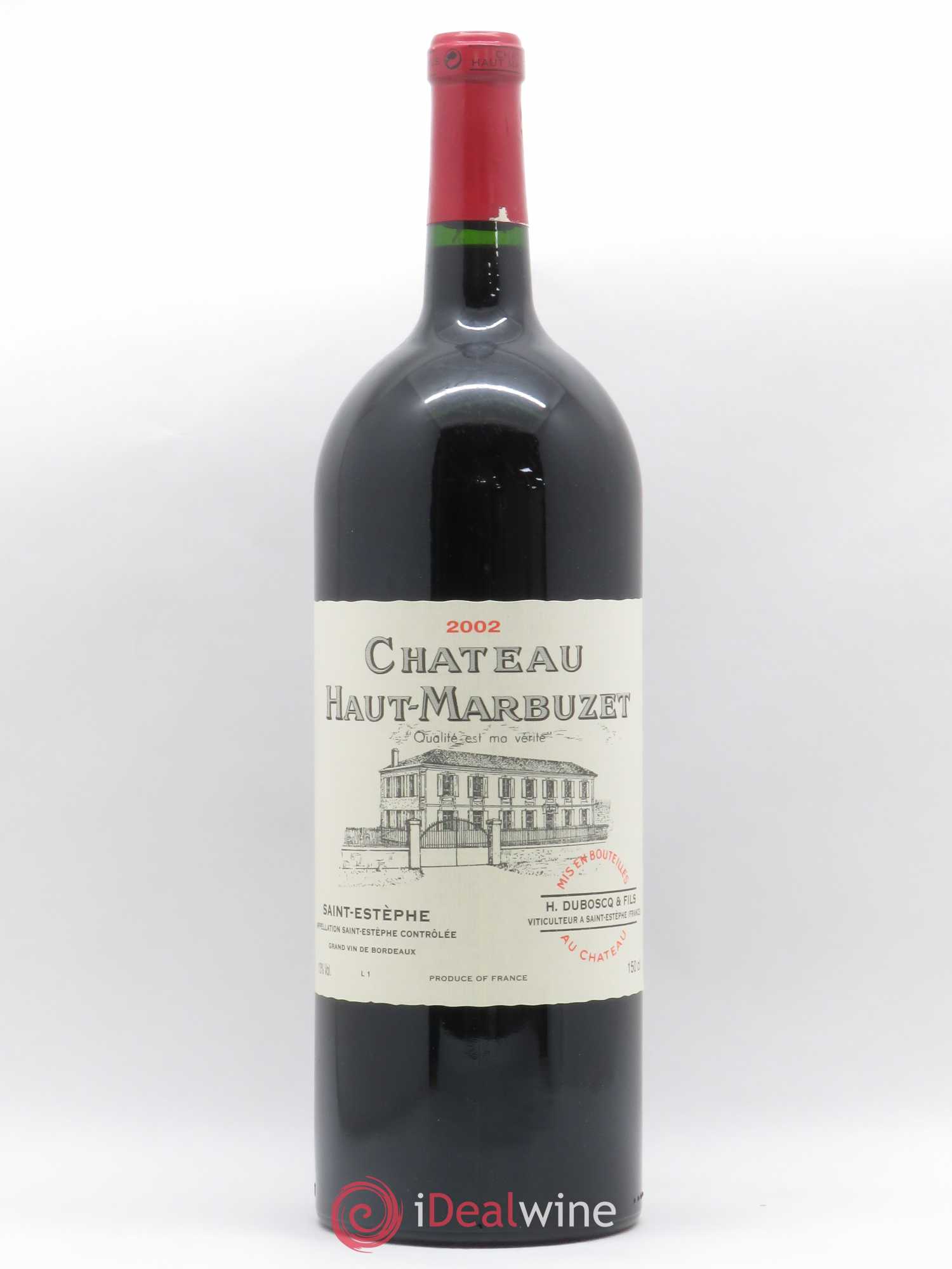 Château Haut Marbuzet 2002 - Lot de 1 magnum - 0