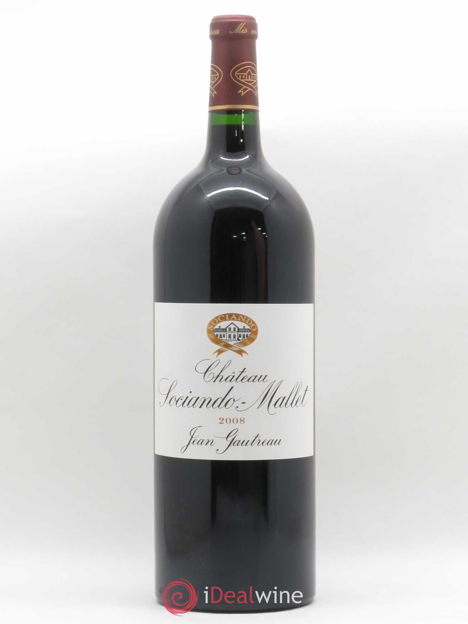 Château Sociando Mallet 2008 - Lot de 1 magnum - 0