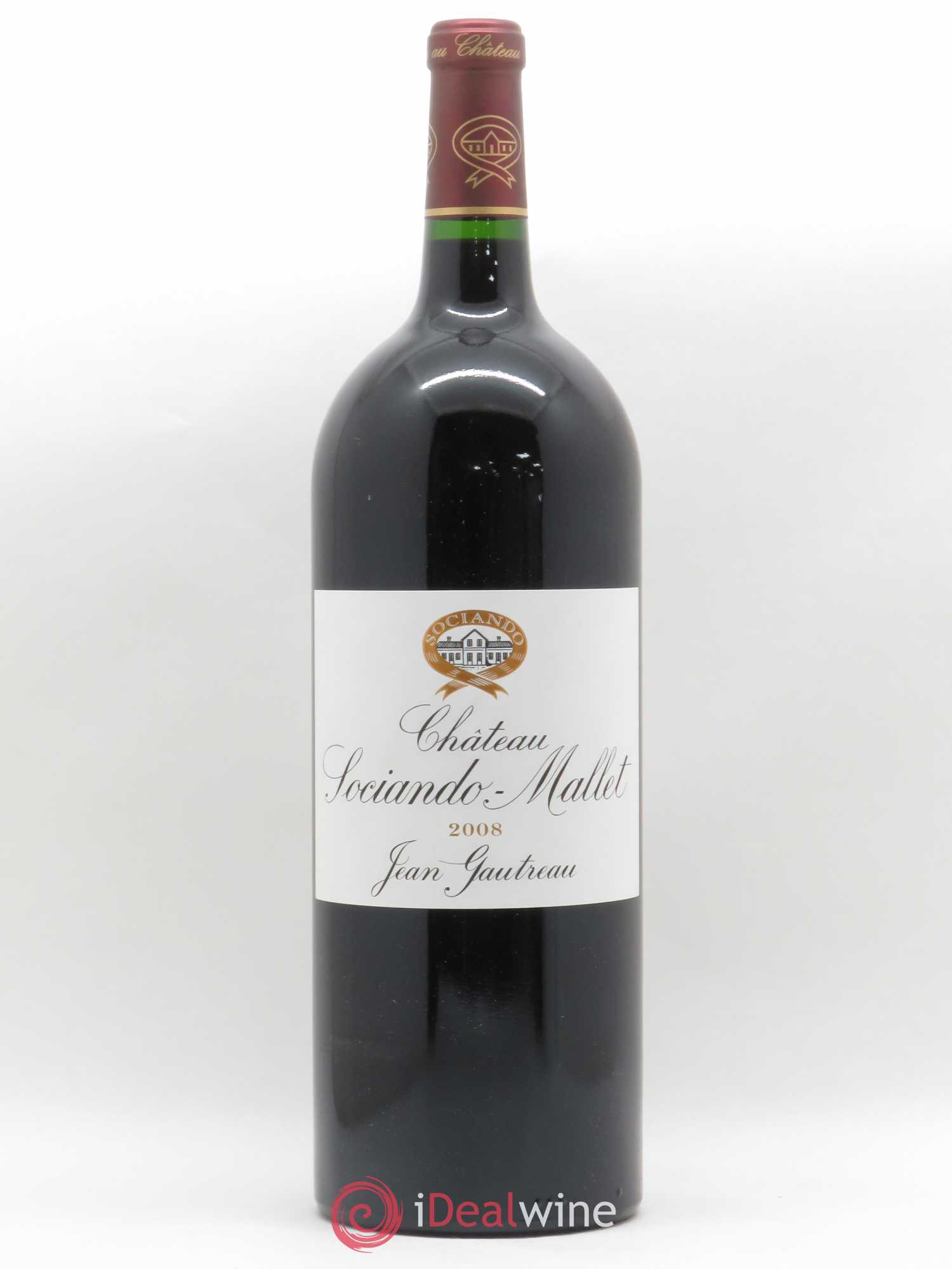 Château Sociando Mallet 2008 - Lot de 1 magnum - 0