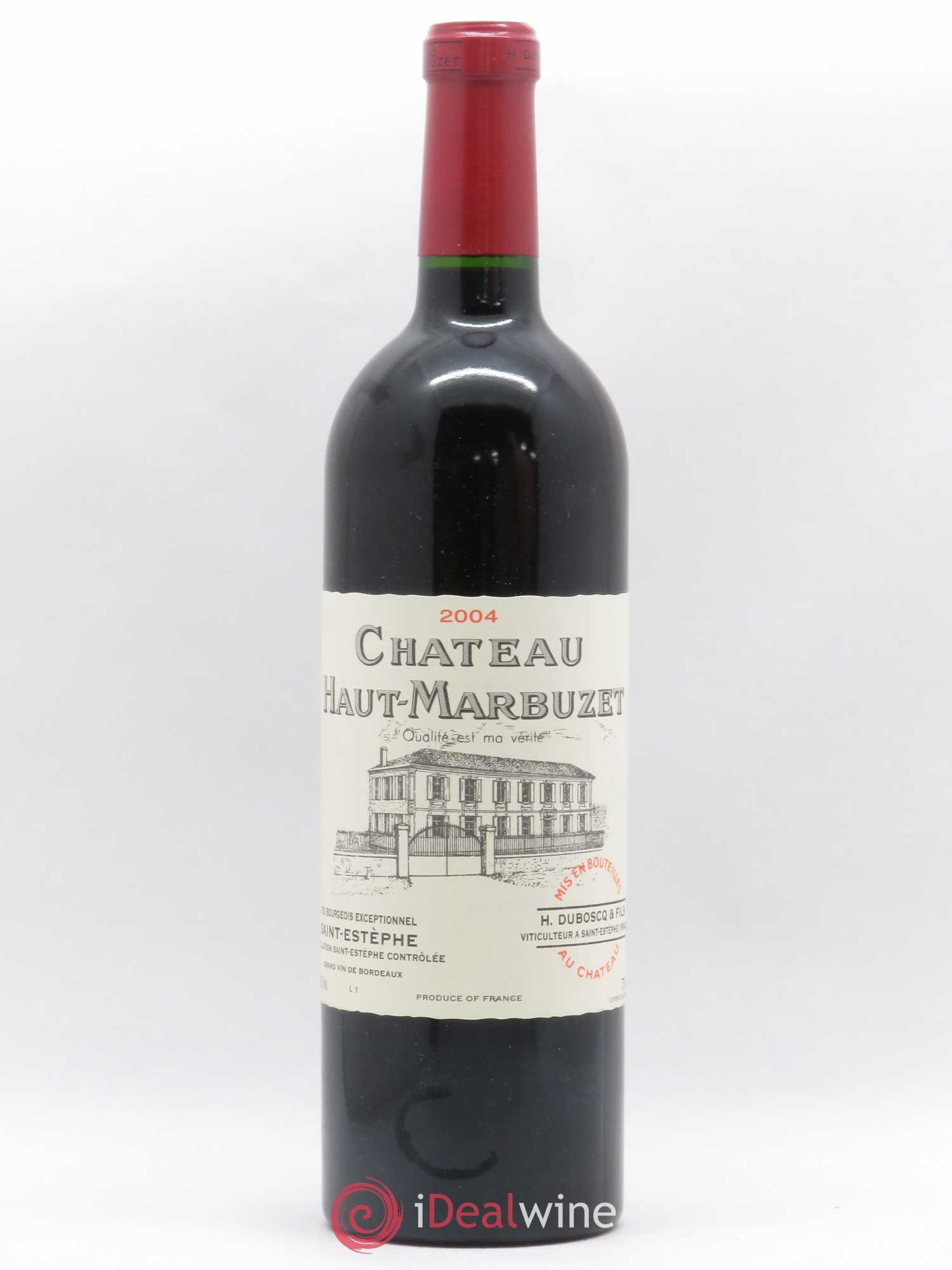 Château Haut Marbuzet 2004 - Lot de 1 bouteille - 0