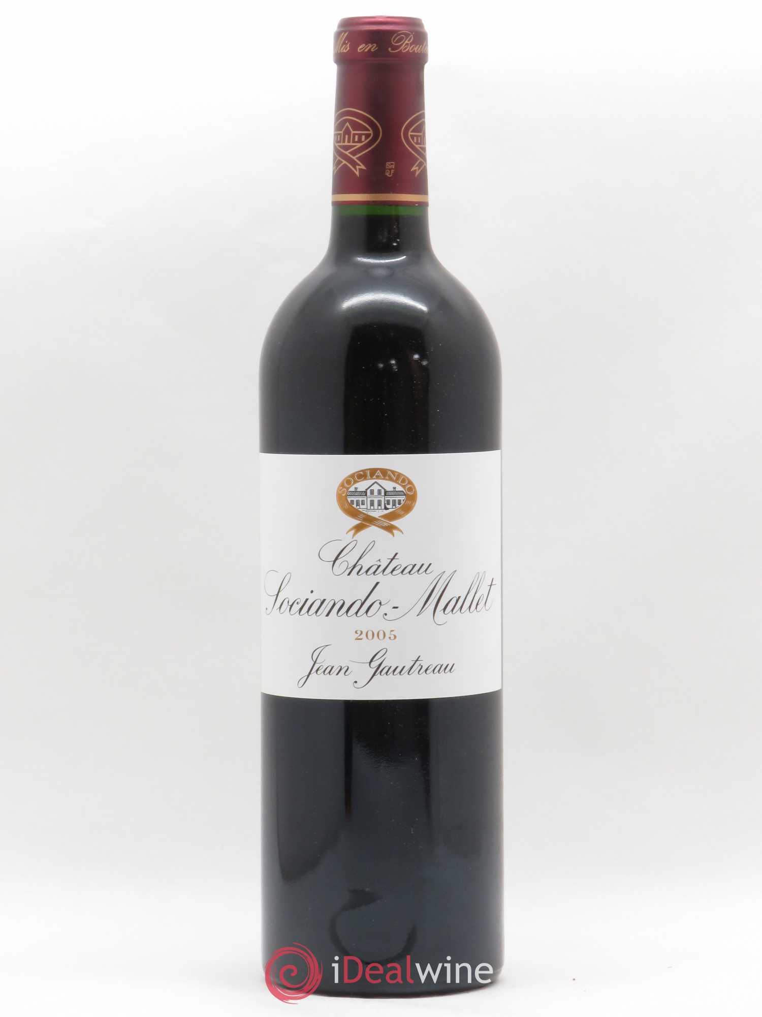 Château Sociando Mallet 2005 - Lot de 1 bouteille - 0