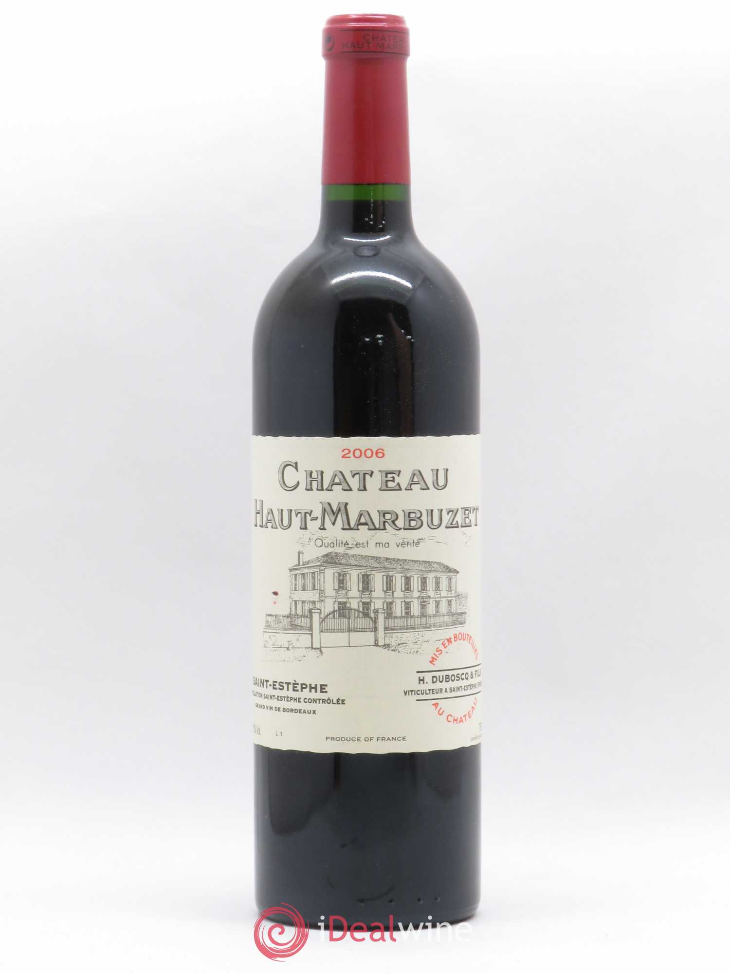 Château Haut Marbuzet 2006 - Lot de 1 bouteille - 0