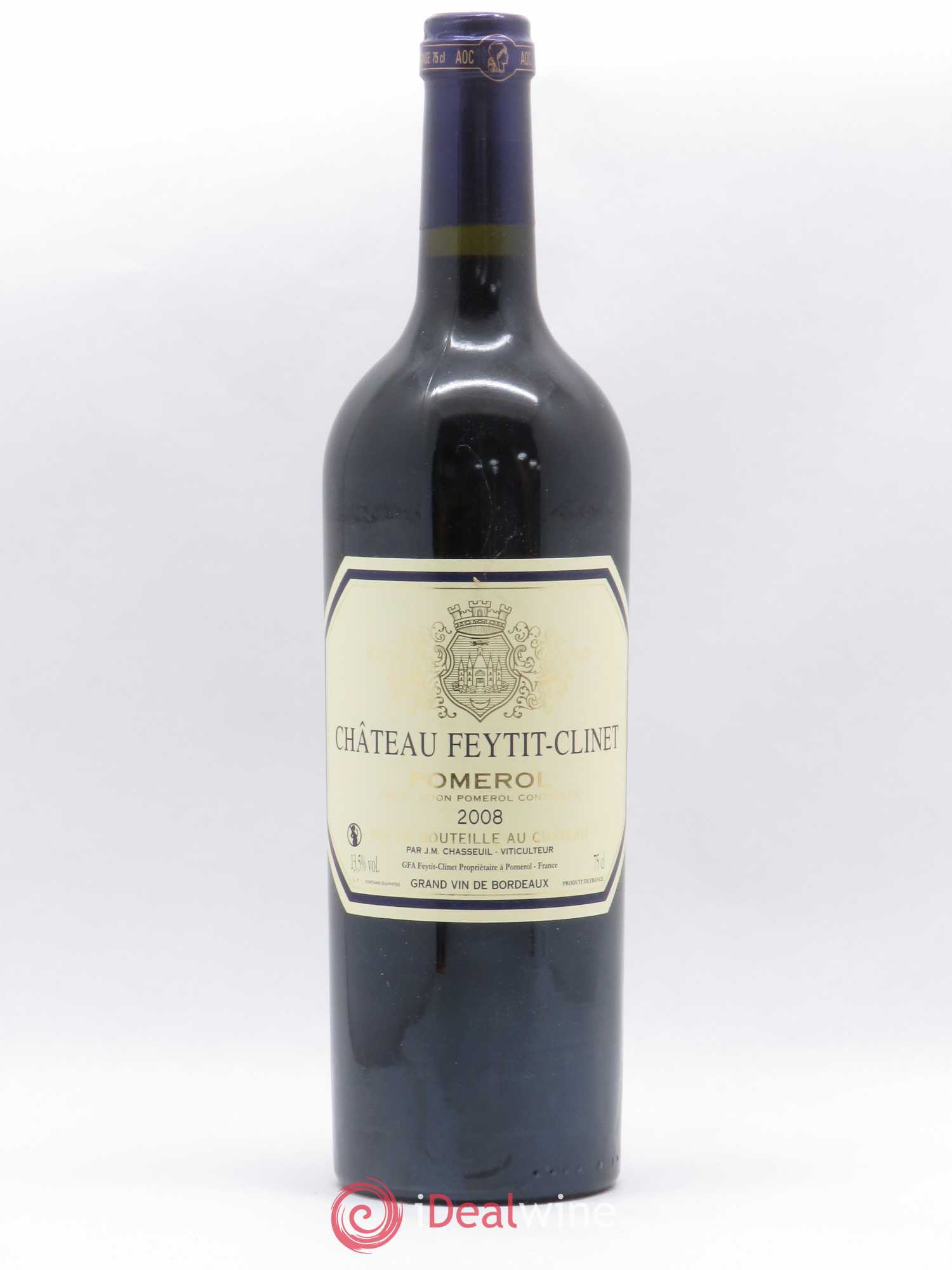 Château Feytit-Clinet 2008 - Lot de 1 bouteille - 0