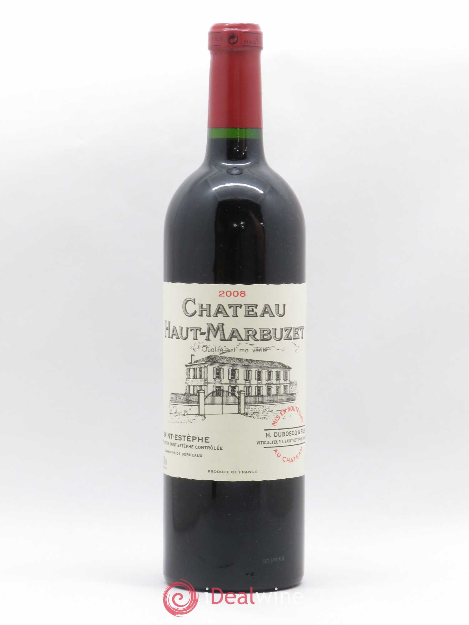 Château Haut Marbuzet 2008 - Lot de 1 bouteille - 0