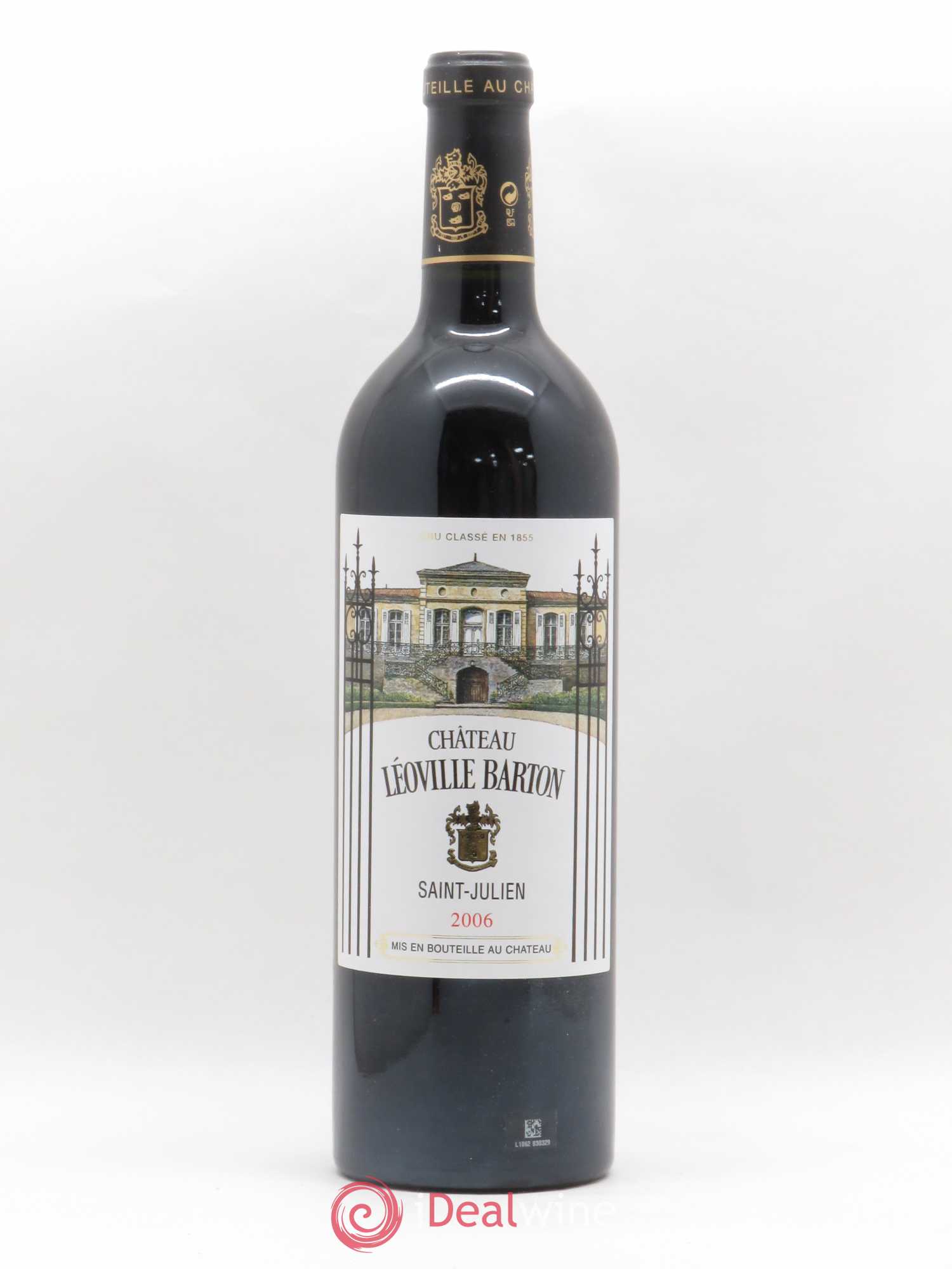 Château Léoville Barton 2ème Grand Cru Classé 2006 - Lot de 1 bouteille - 0