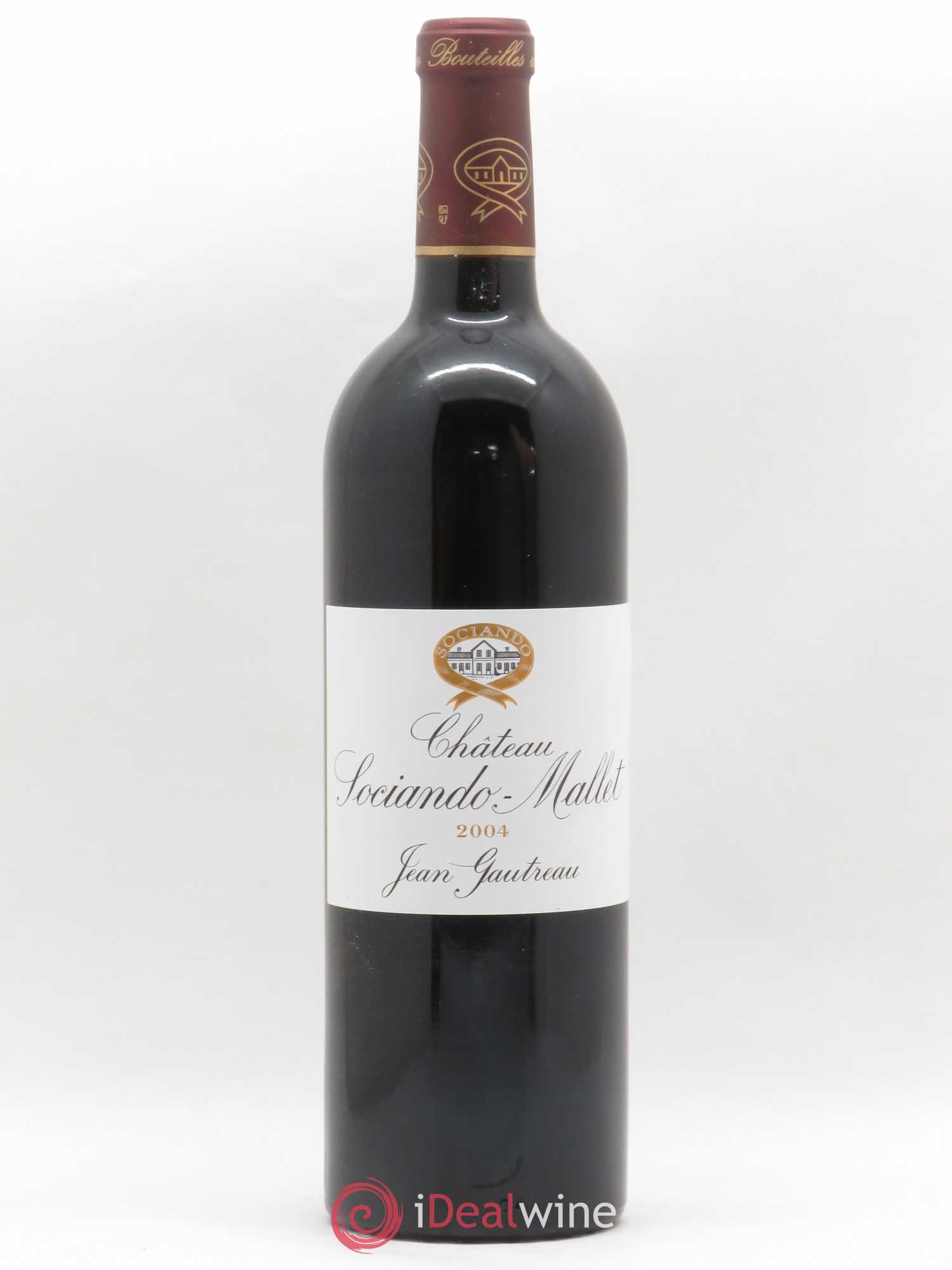 Château Sociando Mallet 2004 - Lot de 1 bouteille - 0