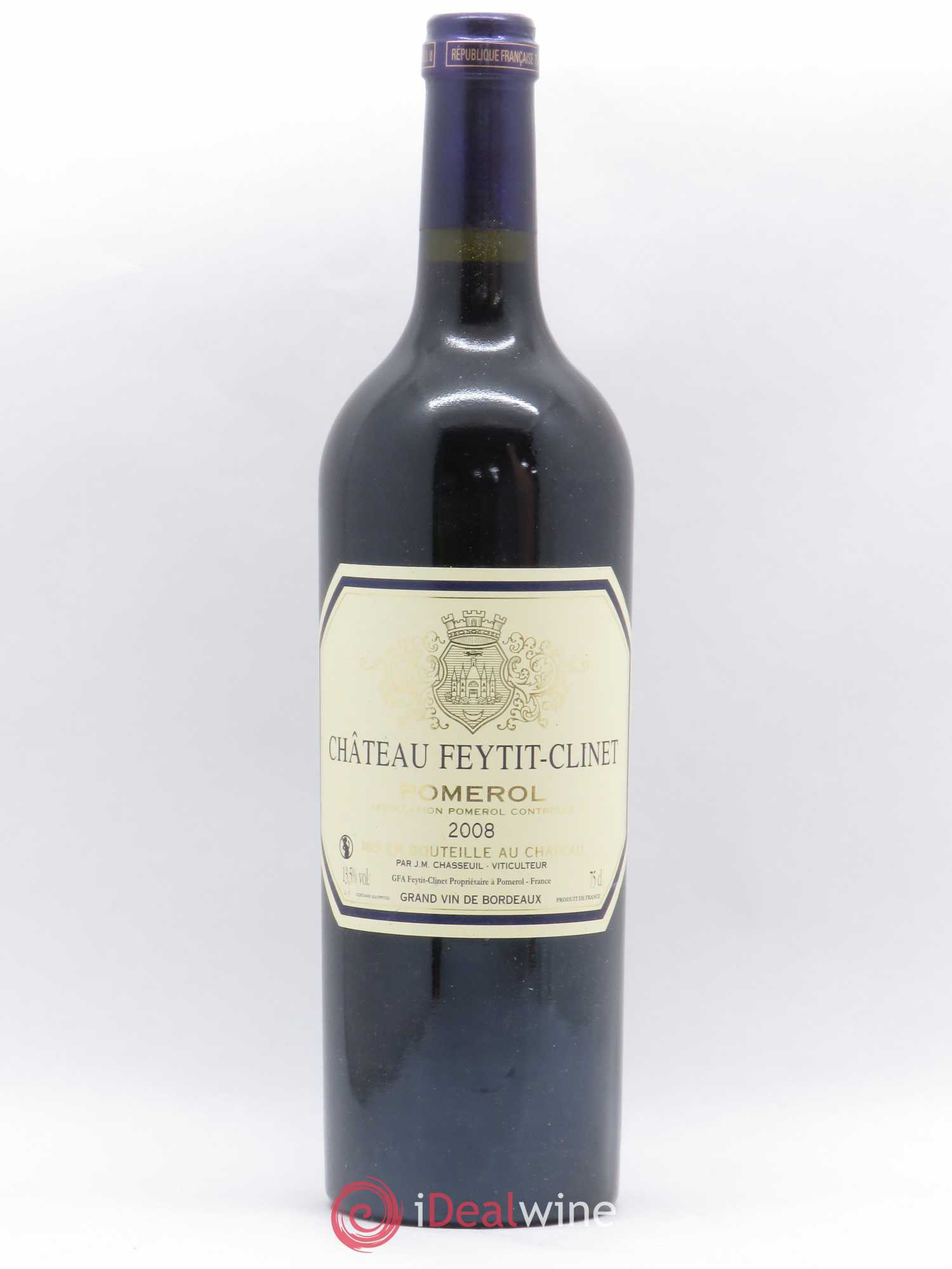Château Feytit-Clinet 2008 - Lot de 1 bouteille - 0
