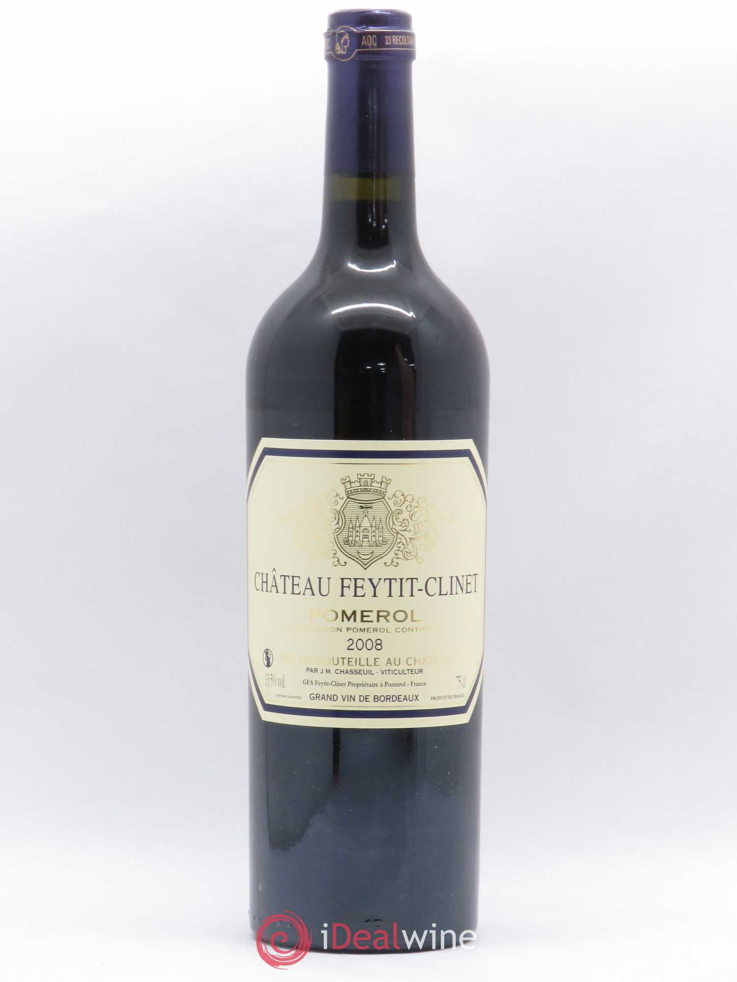 Château Feytit-Clinet 2008 - Posten von 1 Flasche - 0