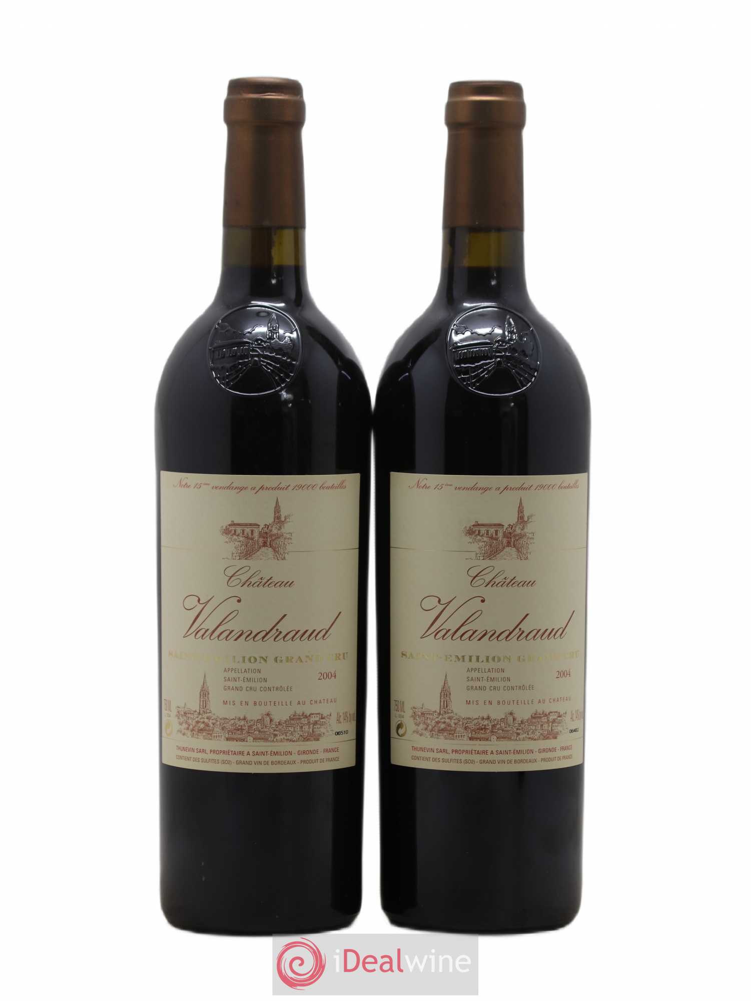 Château de Valandraud 2004 - Lot de 2 bouteilles - 0