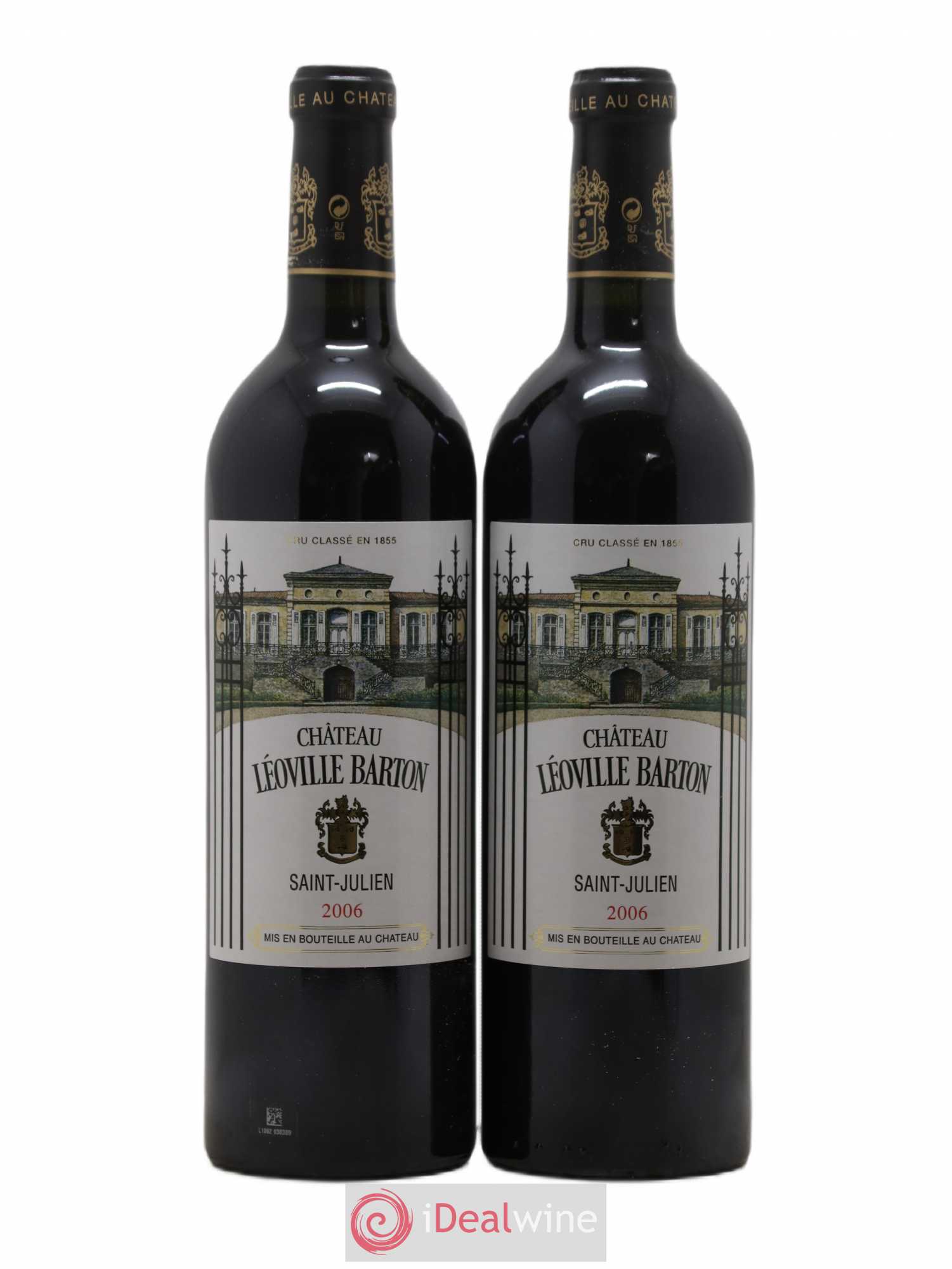 Château Léoville Barton 2ème Grand Cru Classé 2006 - Lot de 2 bouteilles - 0