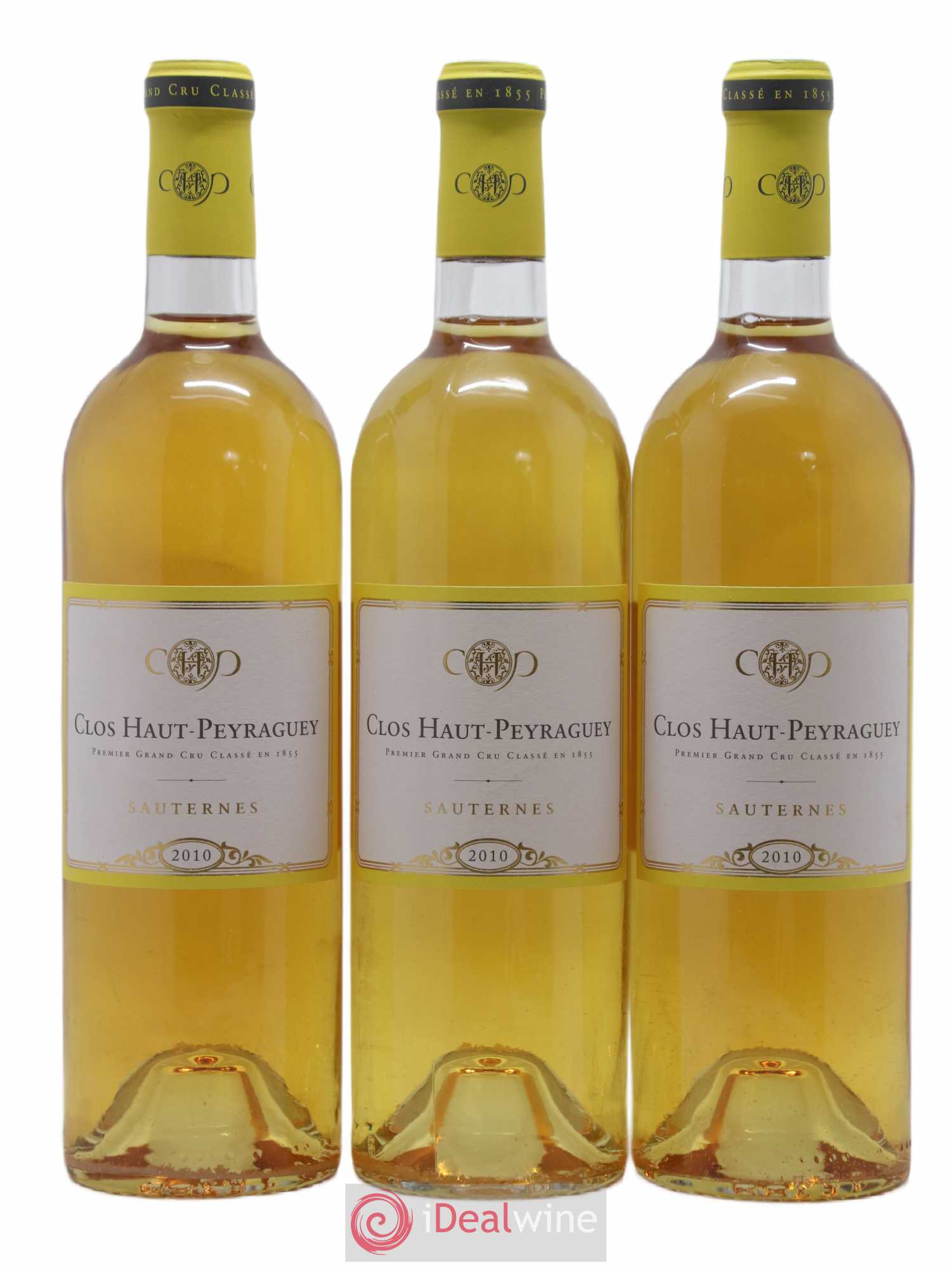 Clos Haut-Peyraguey 1er Grand Cru Classé 2010 - Lotto di 3 bottiglie - 0