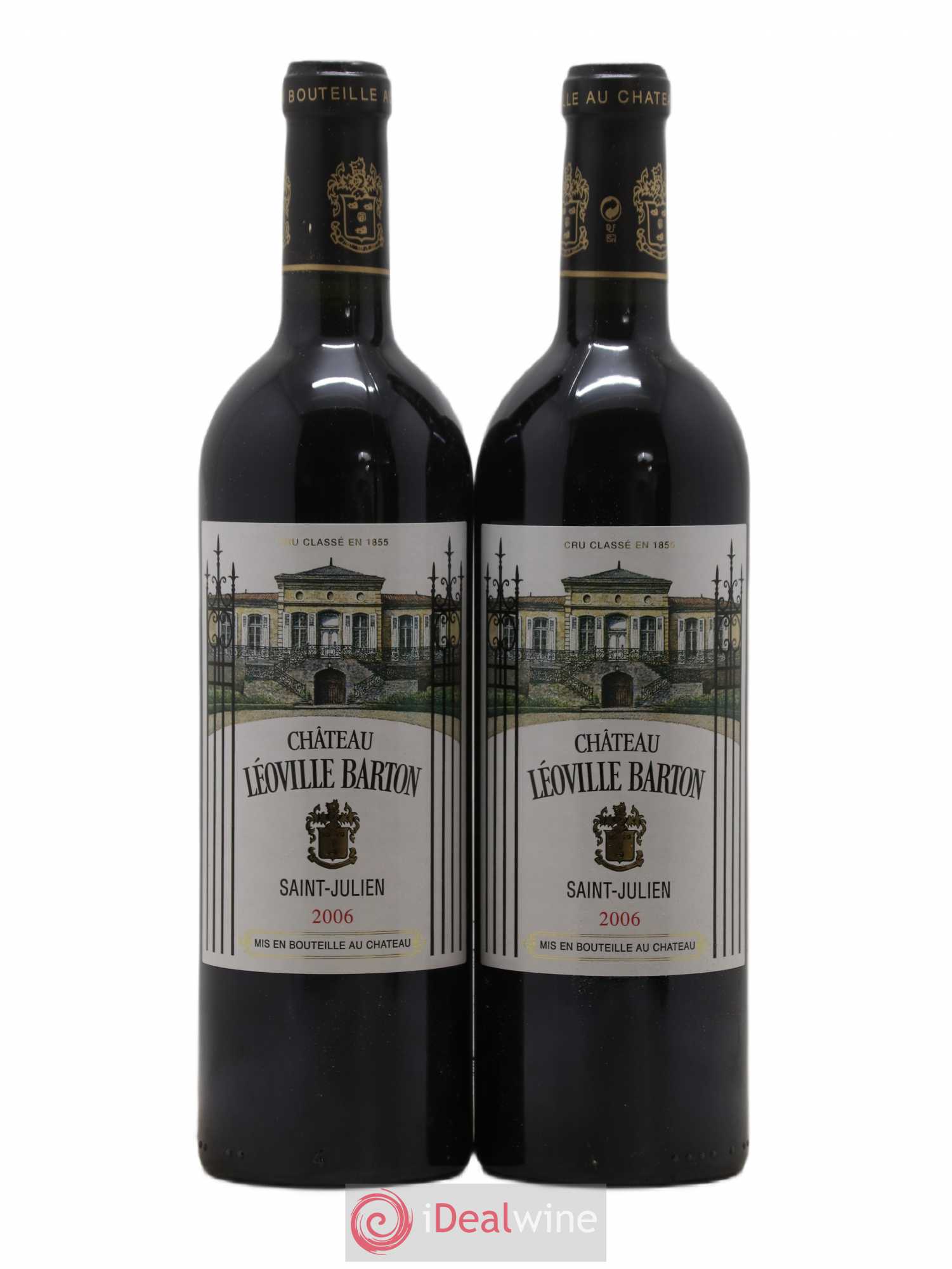 Château Léoville Barton 2ème Grand Cru Classé 2006 - Lot de 2 bouteilles - 0