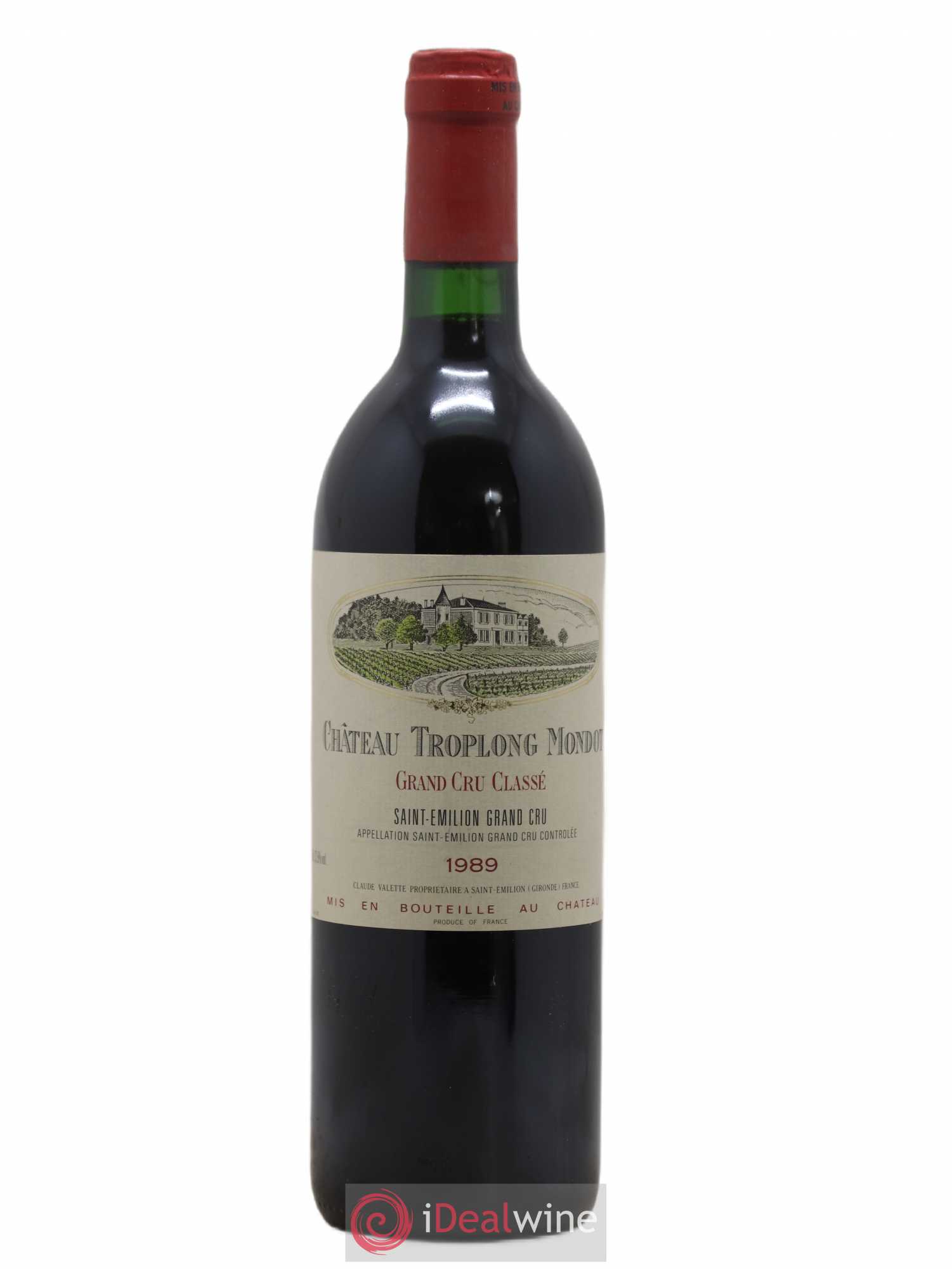Château Troplong Mondot 1er Grand Cru Classé B 1989 - Lot de 1 bouteille - 0