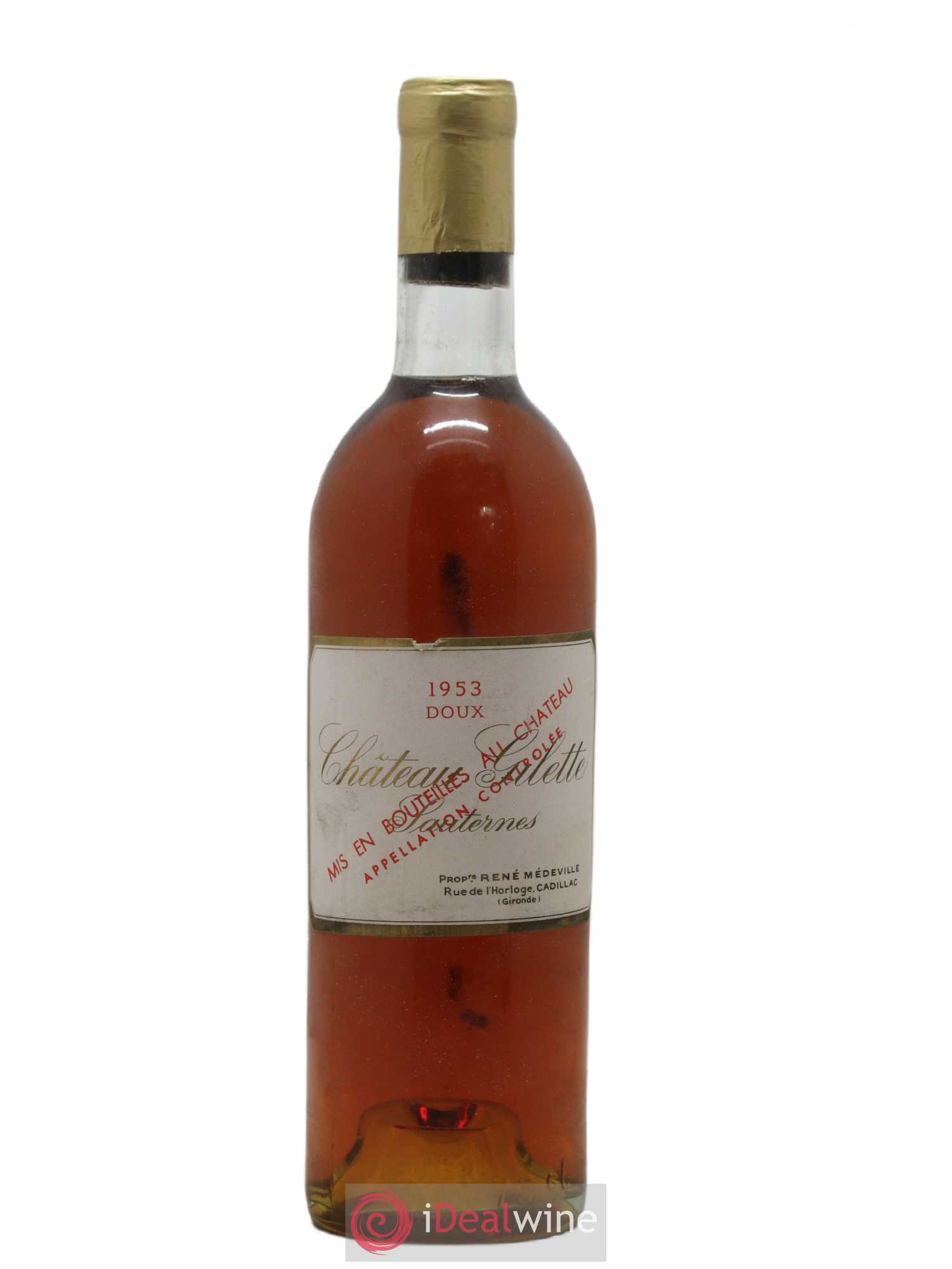 Château Gilette 1953 - Lotto di 1 bottiglia - 0