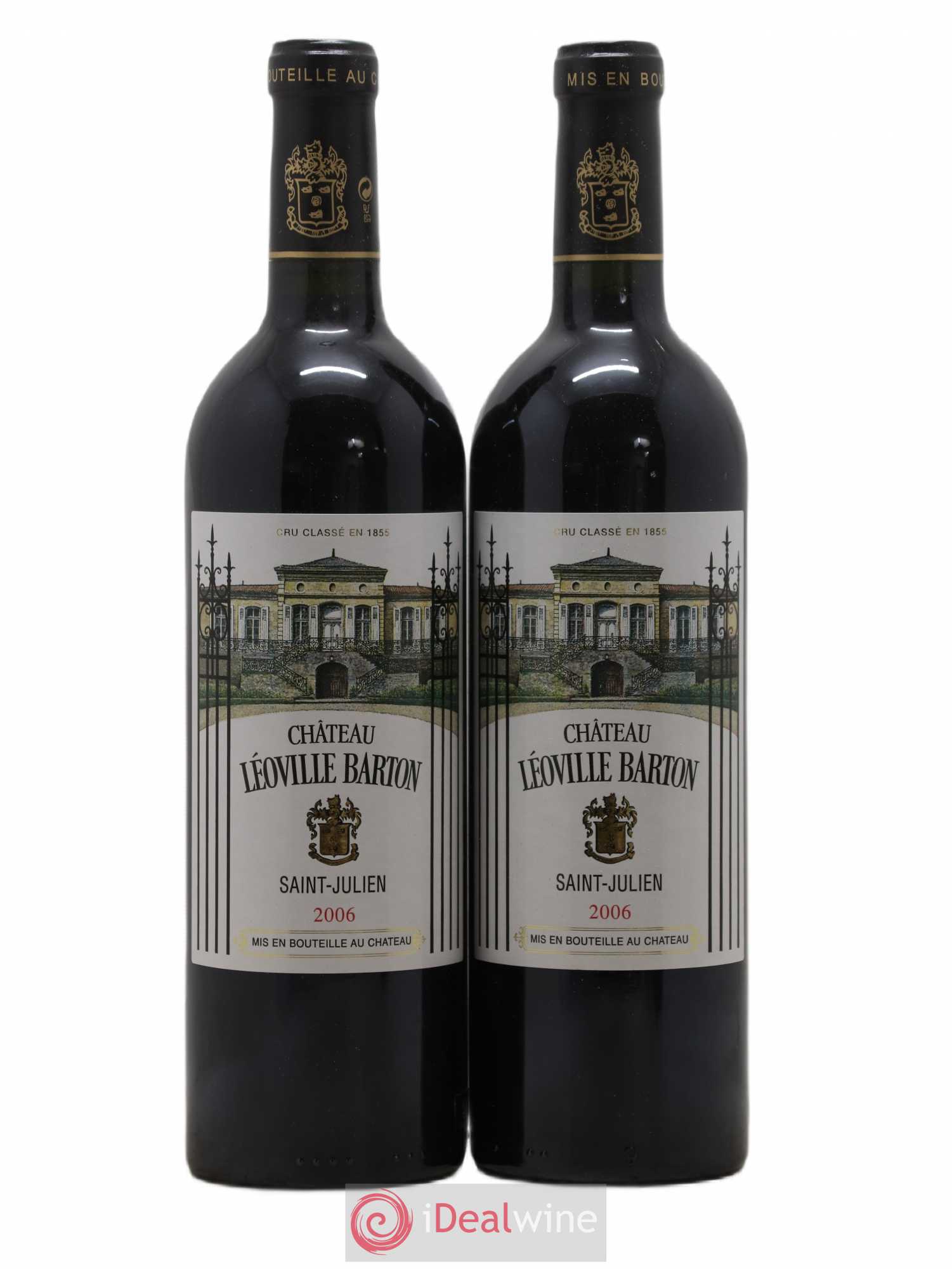 Château Léoville Barton 2ème Grand Cru Classé 2006 - Lot de 2 bouteilles - 0