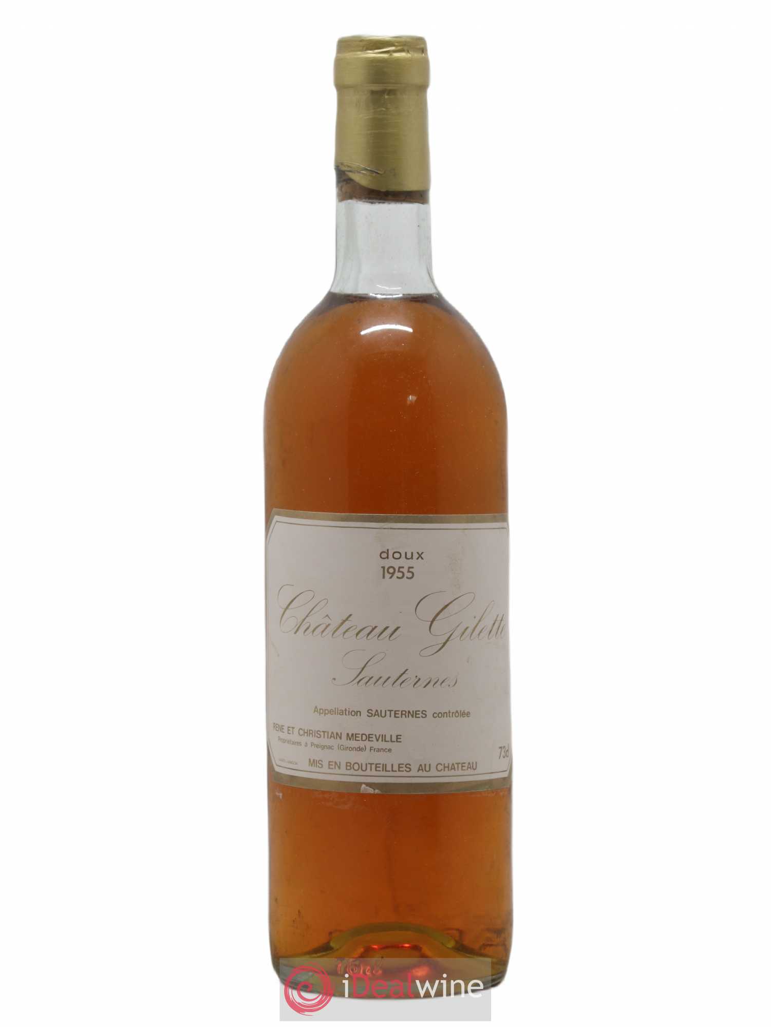 Château Gilette 1955 - Lotto di 1 bottiglia - 0