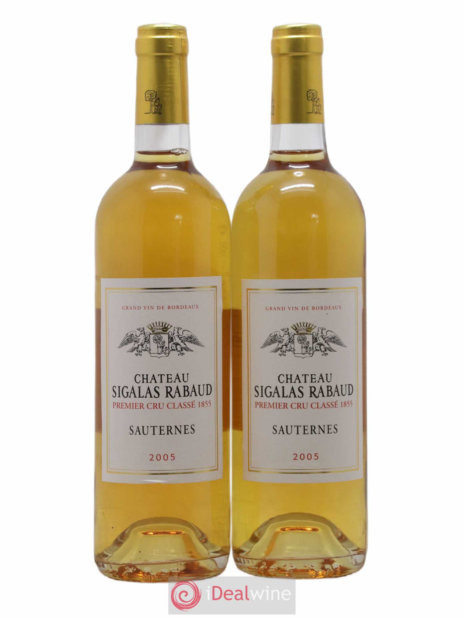 Château Sigalas Rabaud 1er Grand Cru Classé 2005 - Lotto di 2 bottiglie - 0