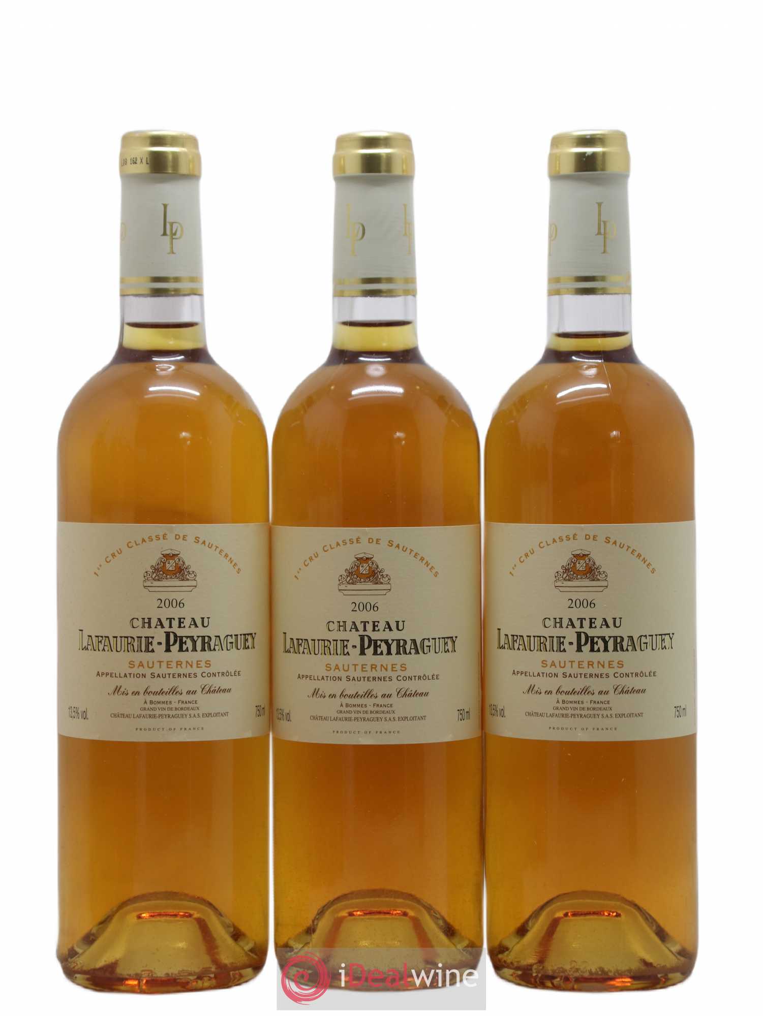Château Lafaurie-Peyraguey 1er Grand Cru Classé 2006 - Lotto di 6 bottiglie - 1