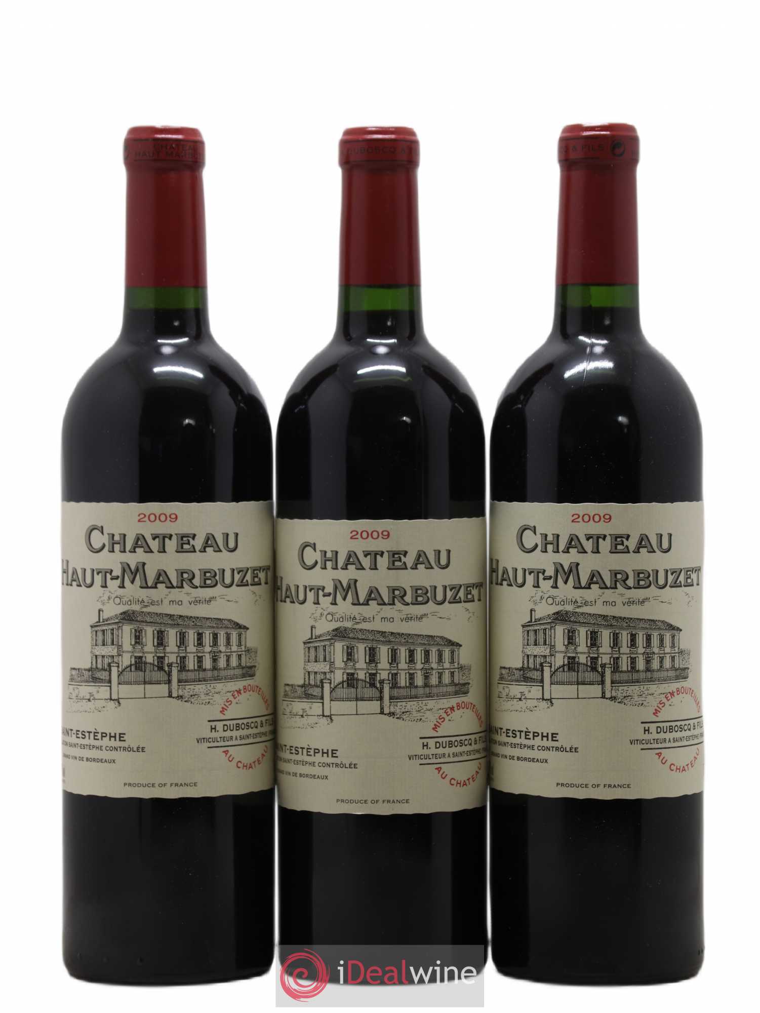 Château Haut Marbuzet 2009 - Lot de 3 bouteilles - 0