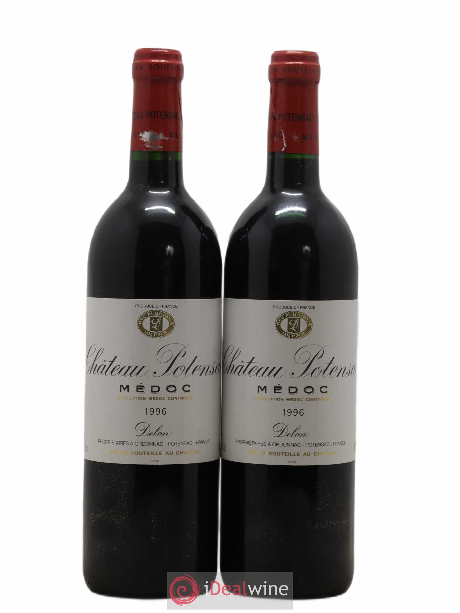 Château Potensac 1996 - Lot de 2 bouteilles - 0