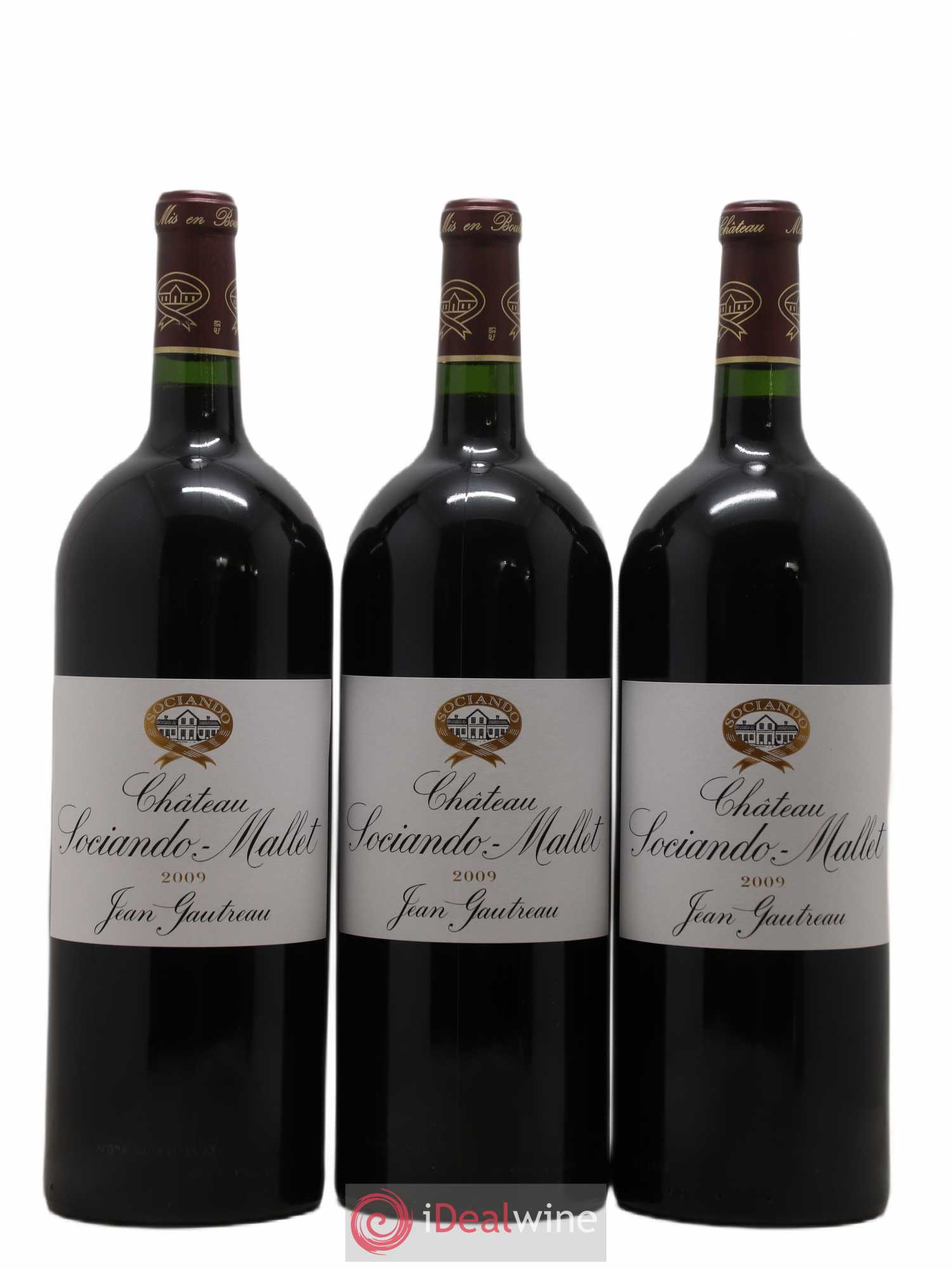 Château Sociando Mallet 2009 - Lot de 6 magnums - 2
