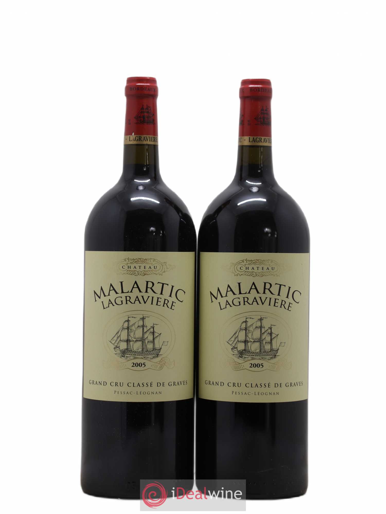 Château Malartic-Lagravière Cru Classé de Graves 2005 - Lot de 2 magnums - 0