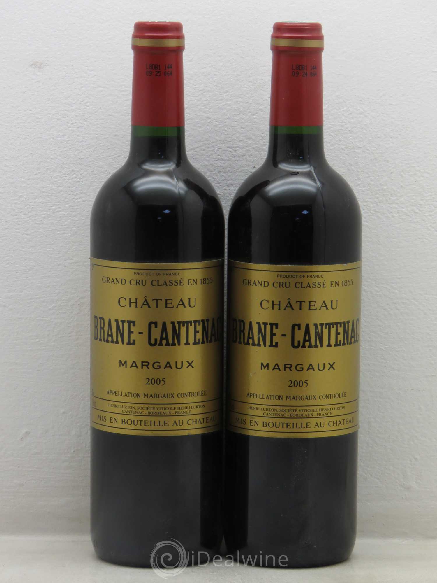 Château Brane Cantenac 2ème Grand Cru Classé 2005 - Lot de 2 bouteilles - 0