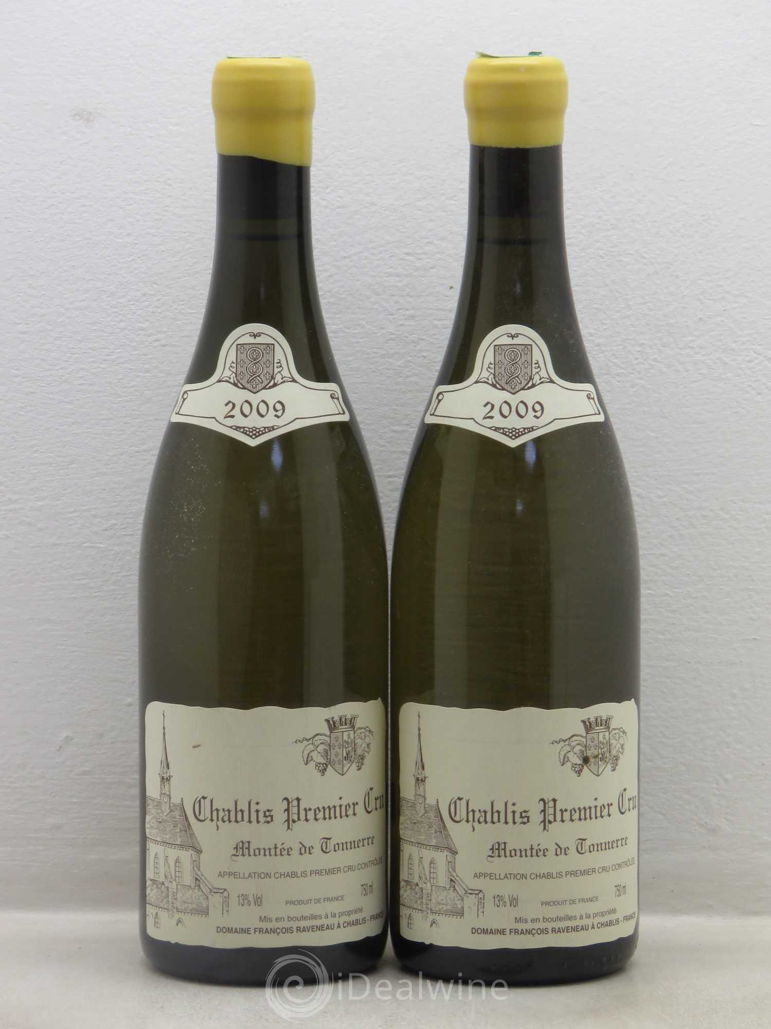 Chablis 1er Cru Montée de Tonnerre Raveneau (Domaine) 2009 - Lot de 2 bouteilles - 0