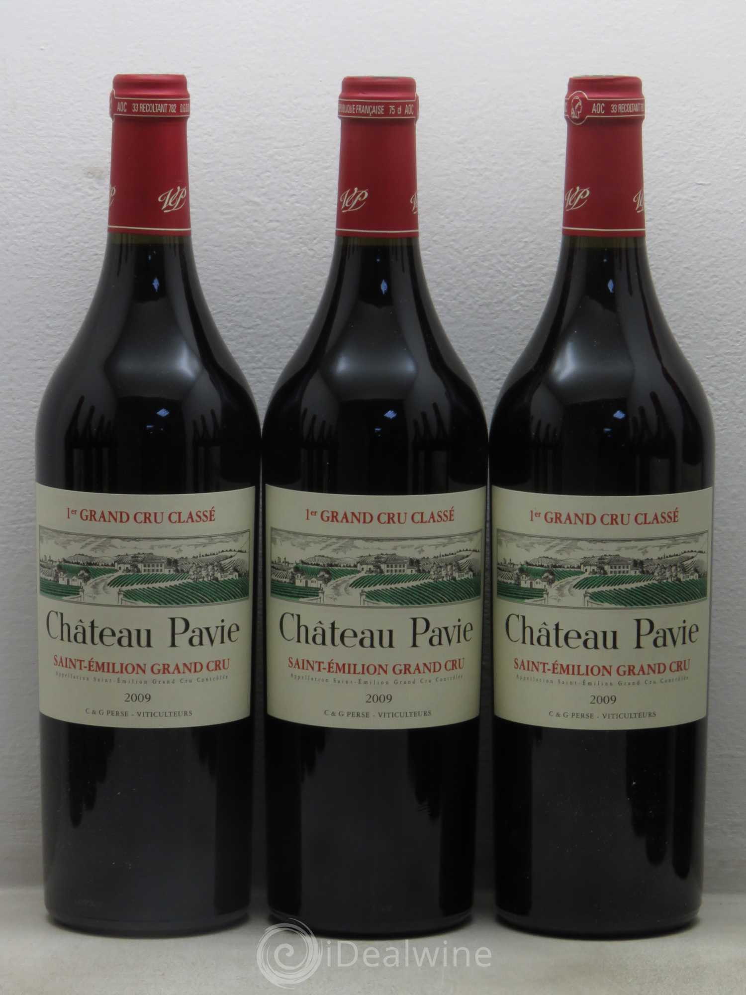 Château Pavie 1er Grand Cru Classé A 2009 - Lot de 12 bouteilles - 1