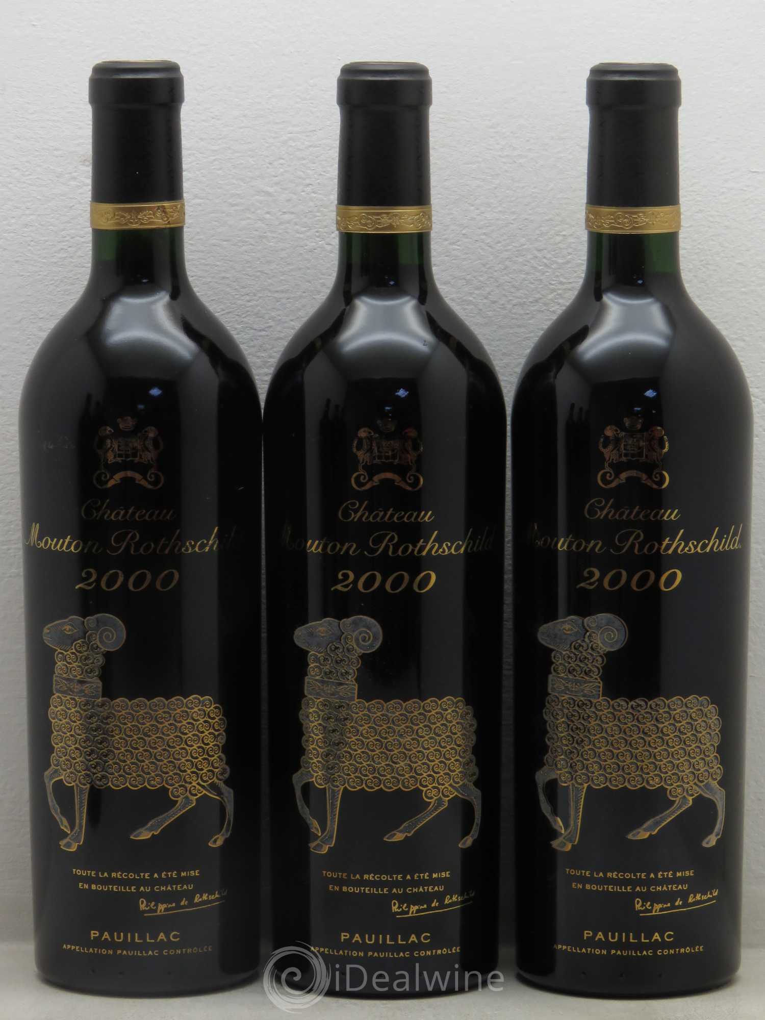 Château Mouton Rothschild 1er Grand Cru Classé 2000 - Lot de 6 bouteilles - 2
