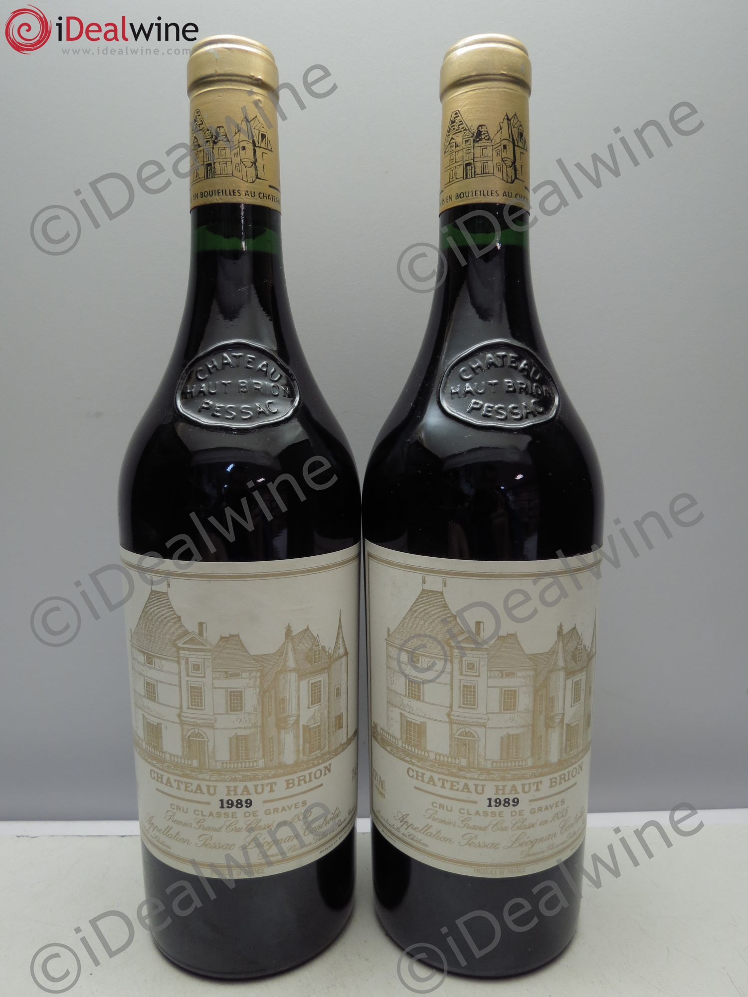 Château Haut Brion 1er Grand Cru Classé 1989 - Lot de 2 bouteilles - 0