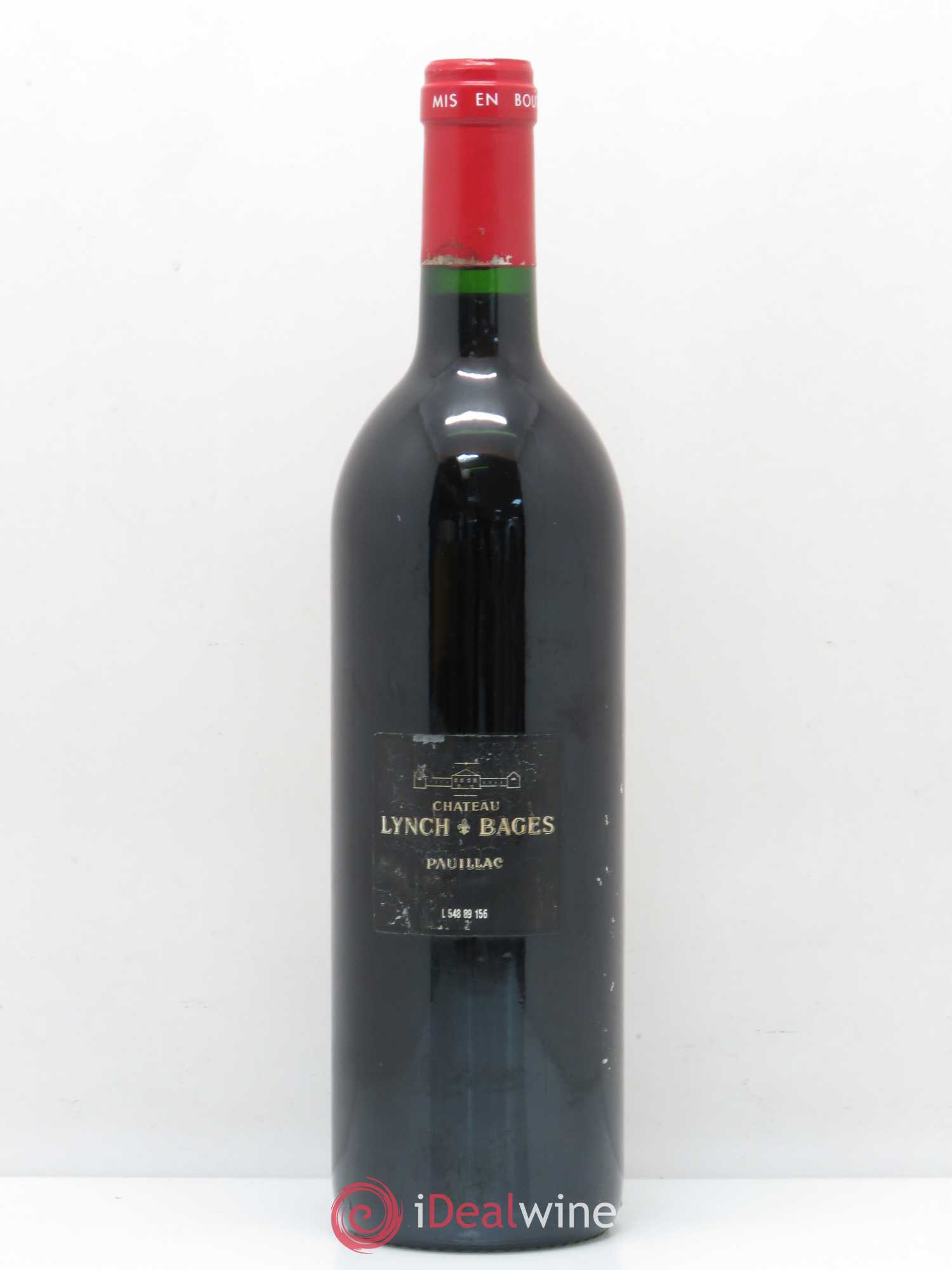 Château Lynch Bages 5ème Grand Cru Classé 1989 - Lot de 1 bouteille - 1