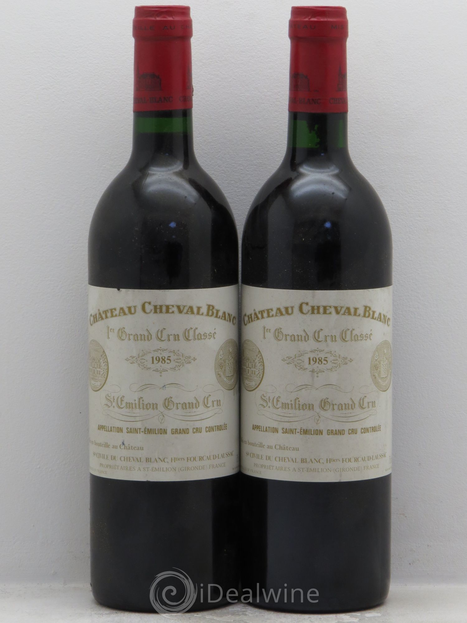 Château Cheval Blanc 1er Grand Cru Classé A 1985 - Lot de 2 bouteilles - 0